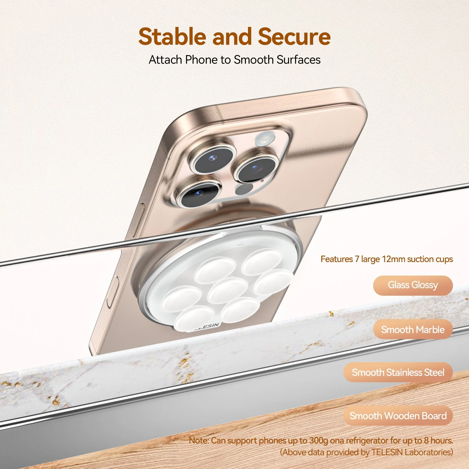 Telesin Magnetic Suction Cup Mount - Image 6
