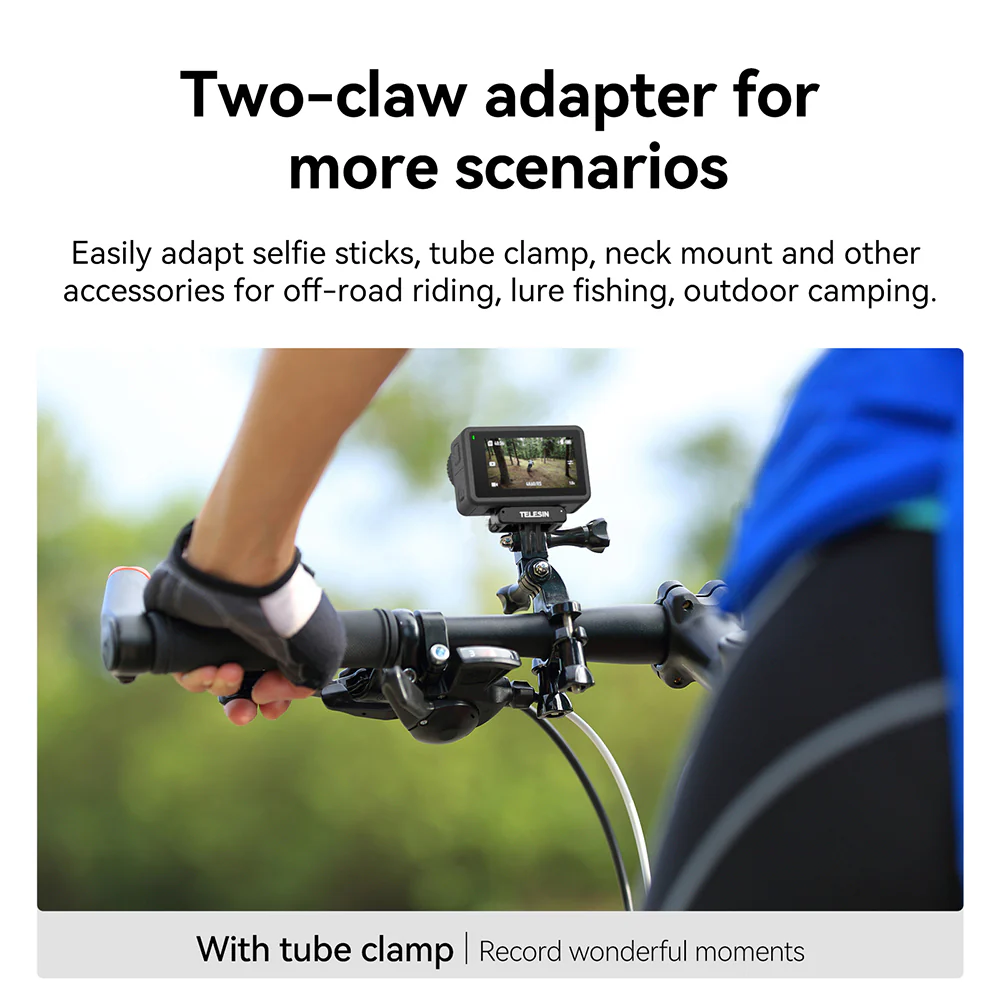 TELESIN Magnetic Two-claw Adapter for DJI ACTION 3/4 - Image 11