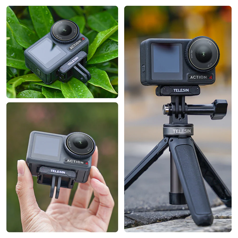 TELESIN Magnetic Two-claw Adapter for DJI ACTION 3/4 - Image 14