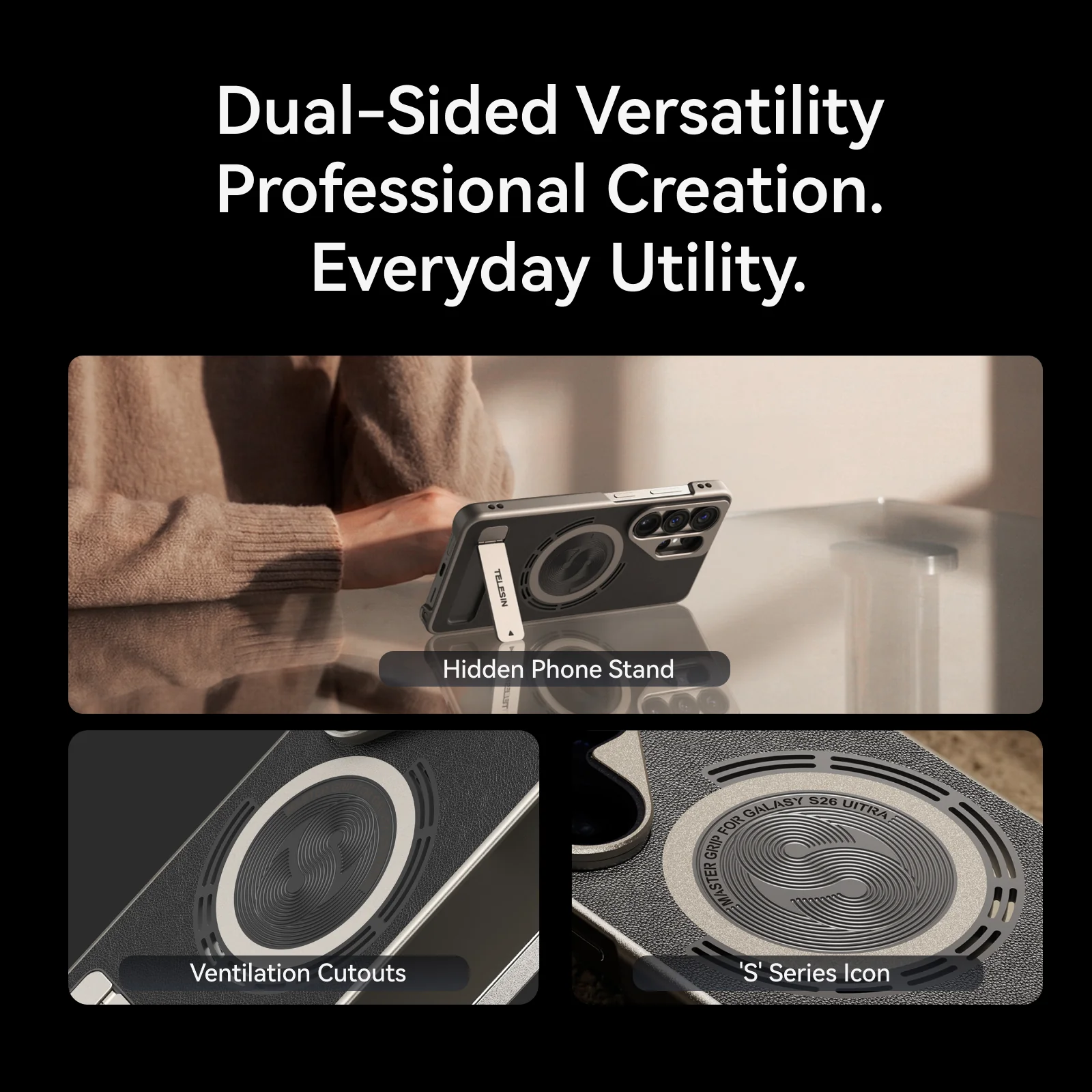 TELESIN Master Grip Kit for Galaxy S26 Ultra - Image 10