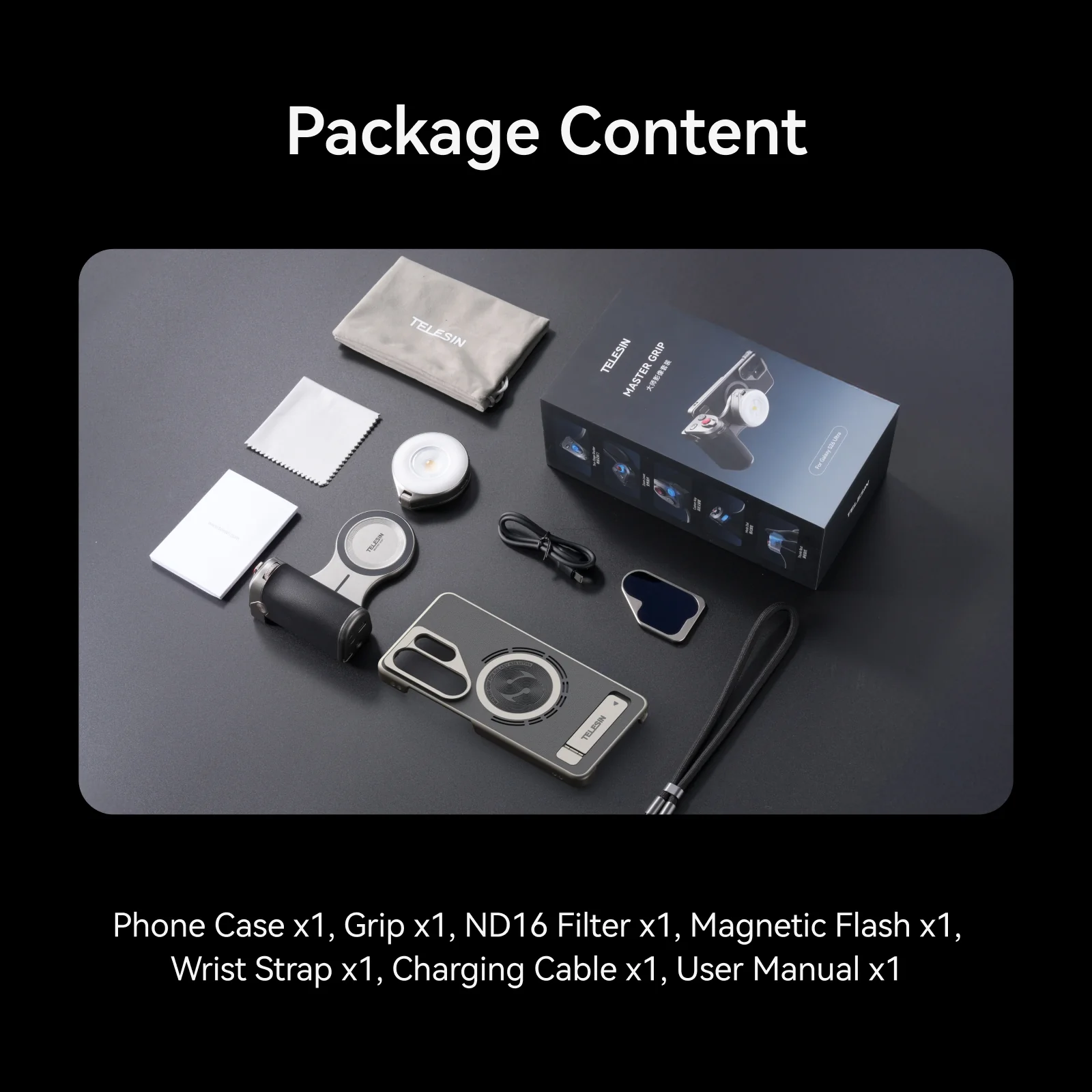TELESIN Master Grip Kit for Galaxy S26 Ultra - Image 12