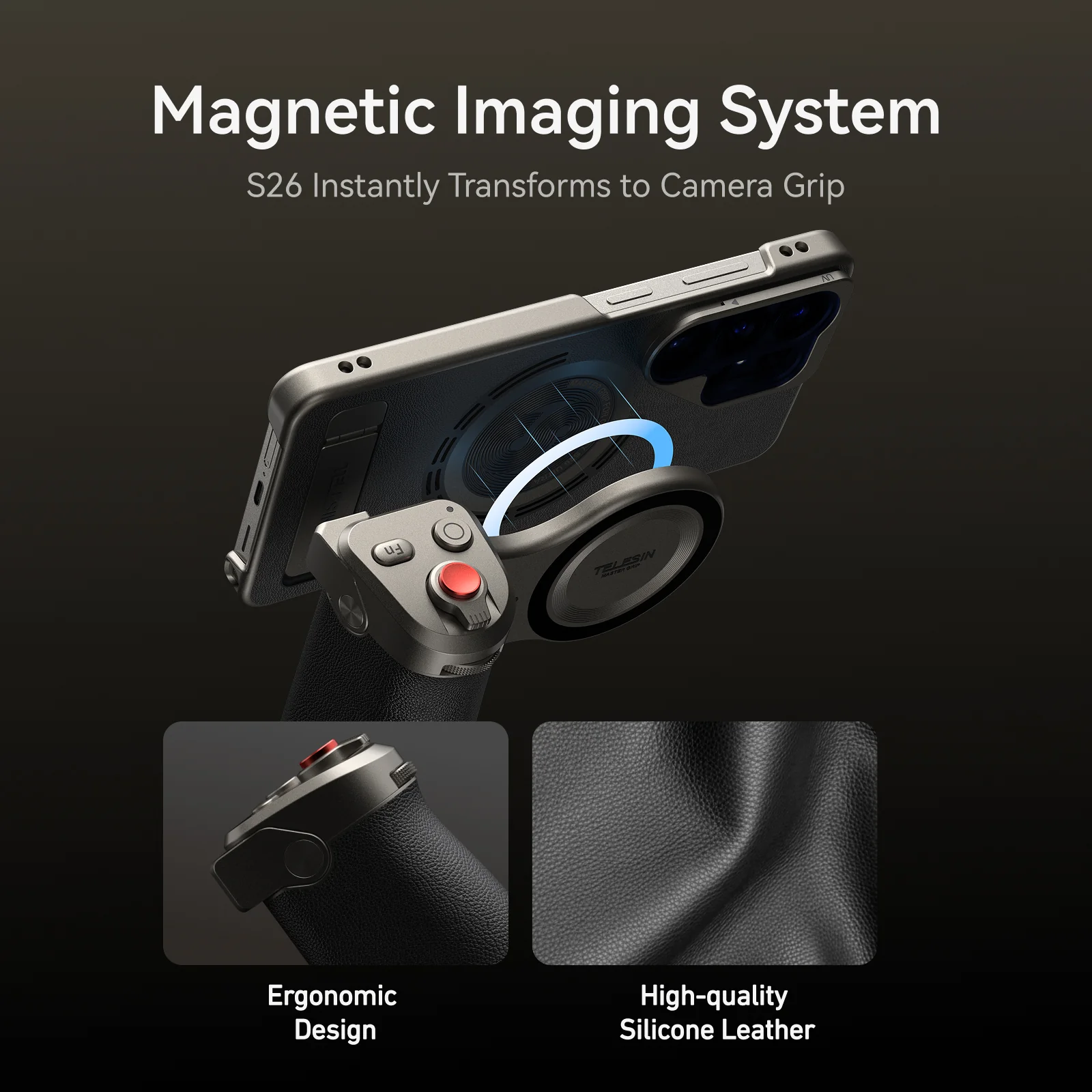 TELESIN Master Grip Kit for Galaxy S26 Ultra - Image 3