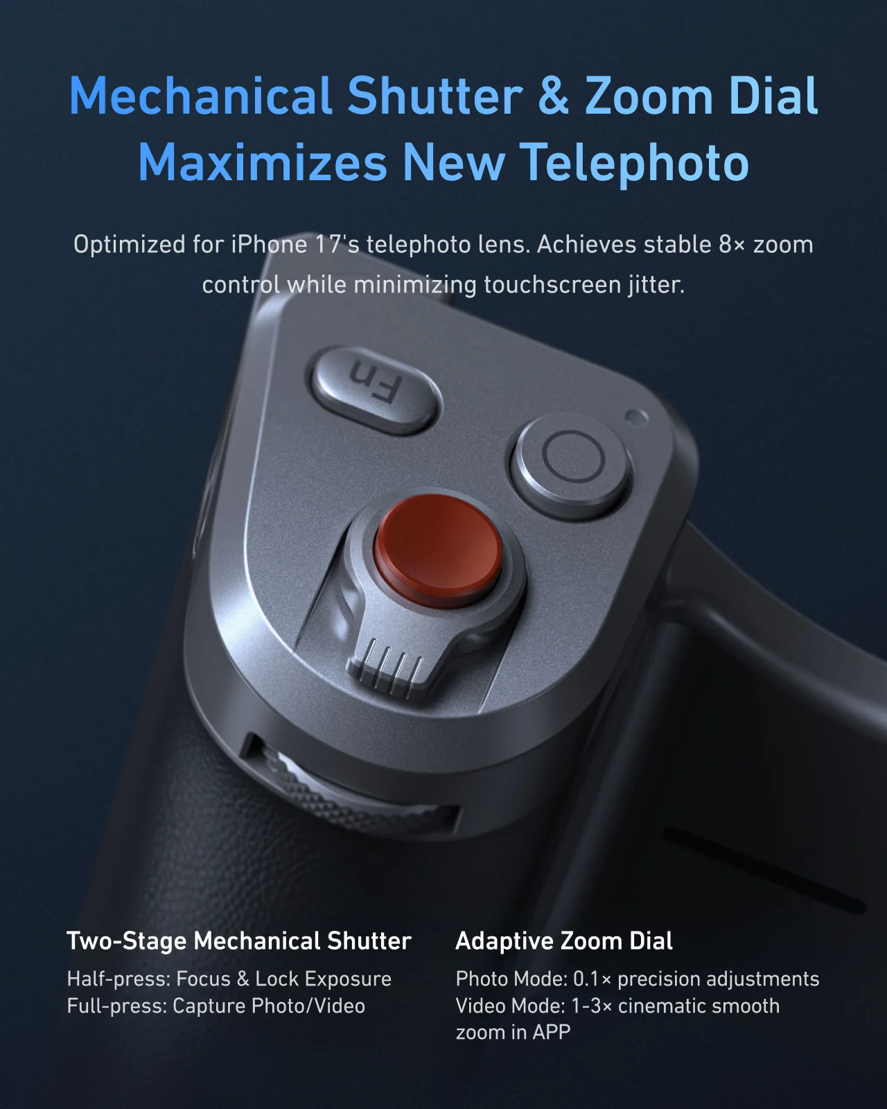 TELESIN Master Grip for iPhone 17 Pro/Pro Max - Image 5