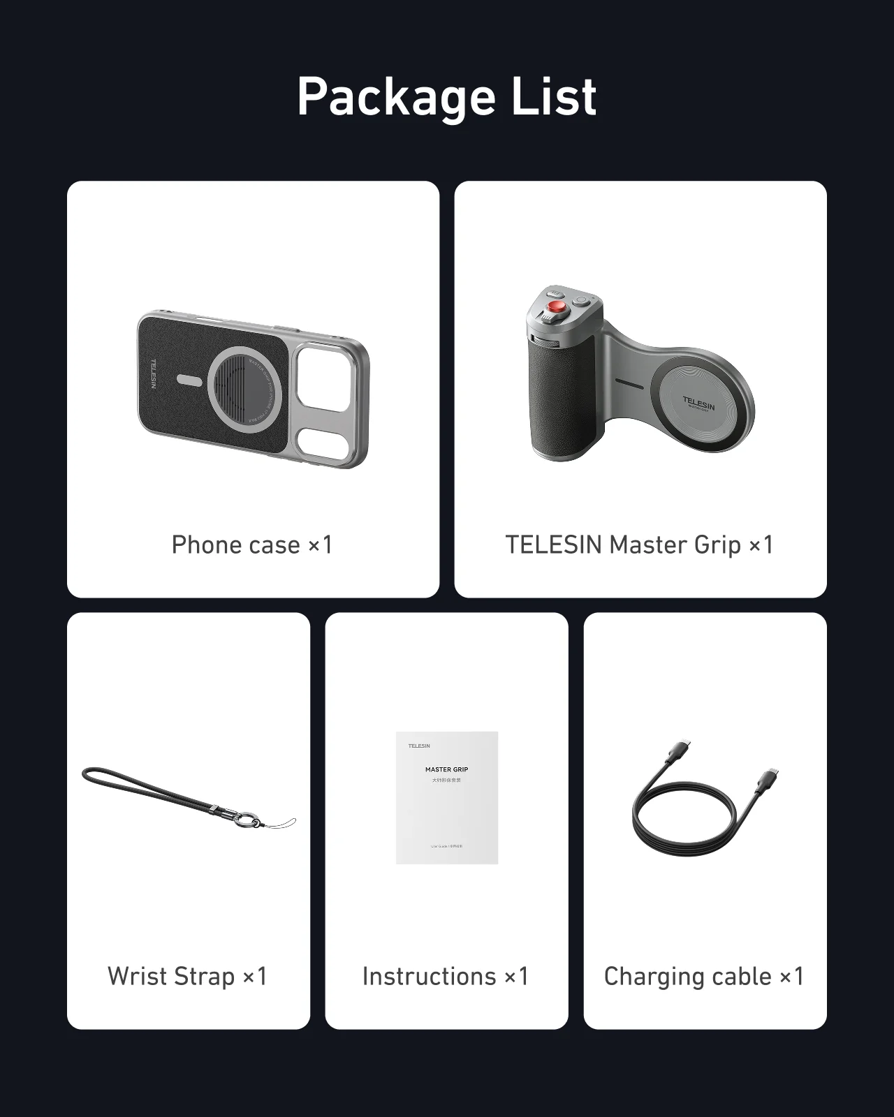 TELESIN Master Grip for iPhone 17 Pro/Pro Max - Image 9
