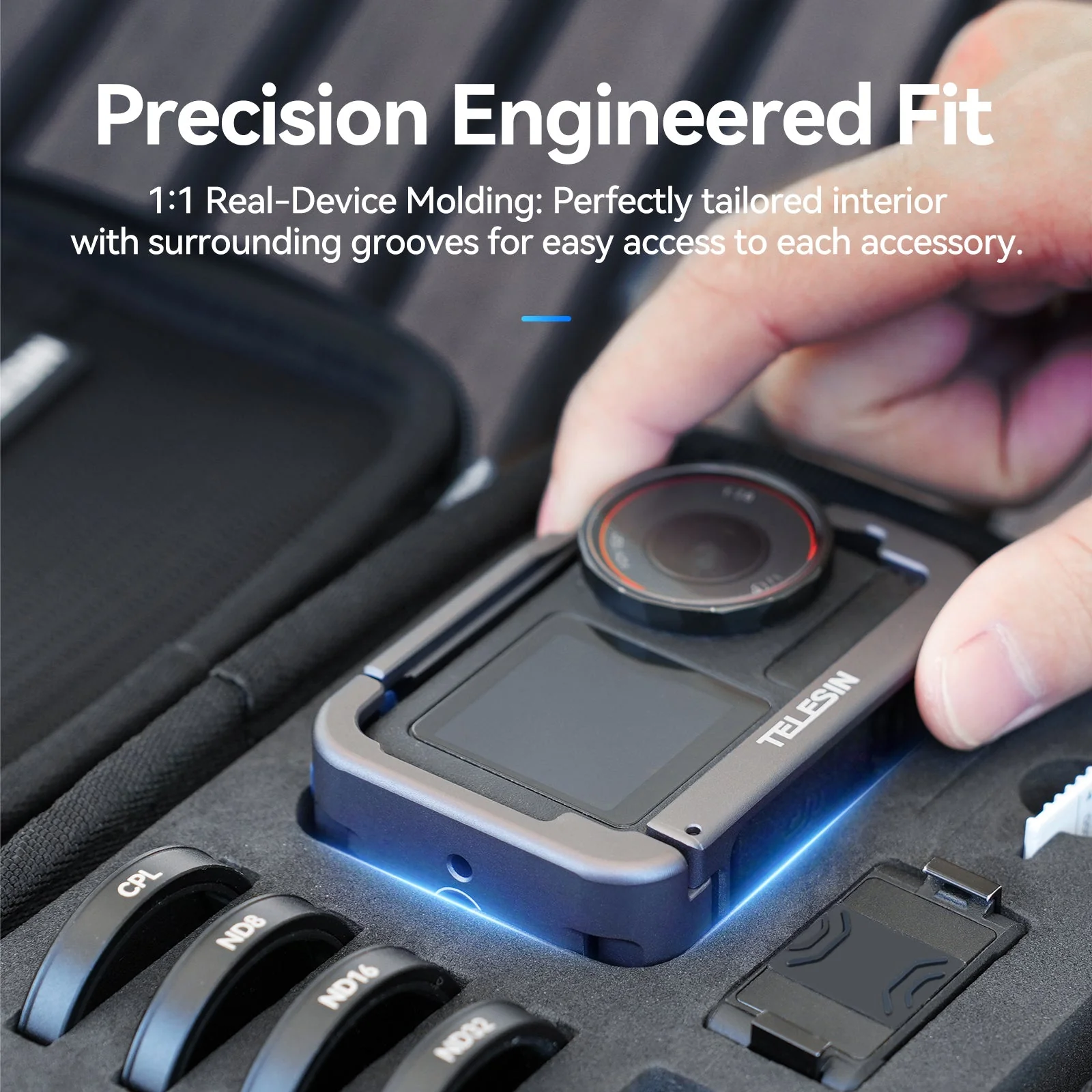 TELESIN Medium Shock-Resistant Case for Action Series - Image 7