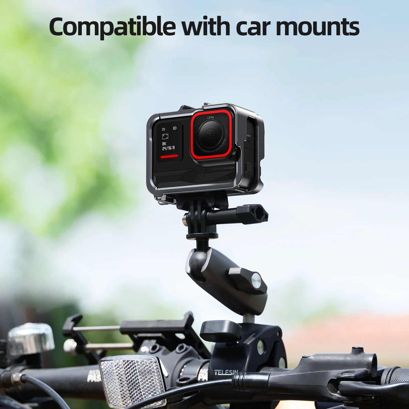 TELESIN Vertical Shooting Quick Release Metal Rabbit Cage for Insta360 ACE/ACE Pro - Image 7