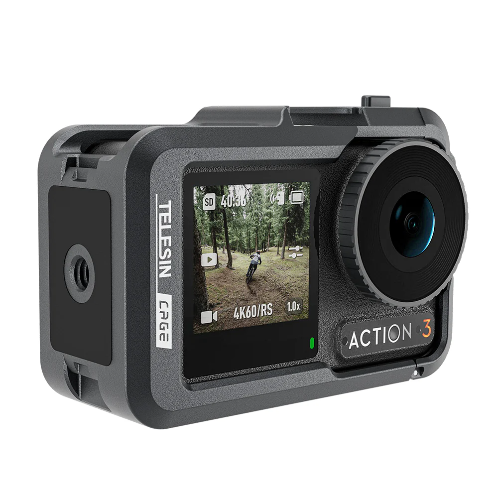 TELESIN Metal Rabbit Cage Frame for DJI ACTION 3/4 - Image 7