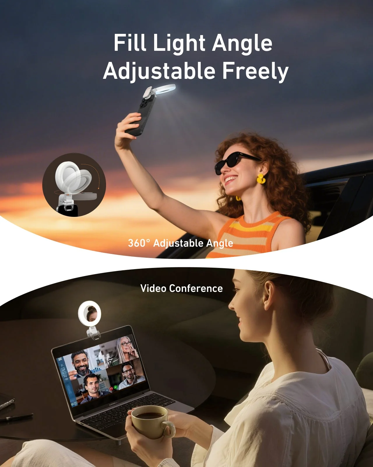 TELESIN Mobile phone beauty fill light - Image 4