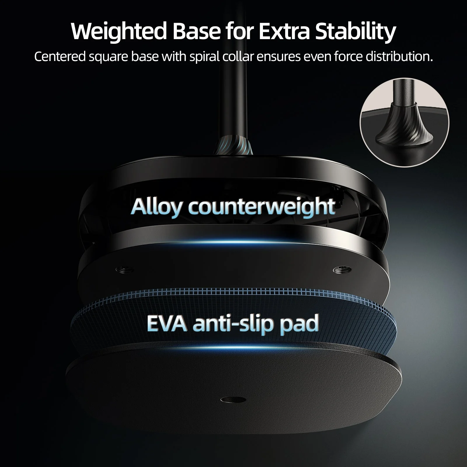 TELESIN mobile video/live shooting magnetic floor stand - Image 5