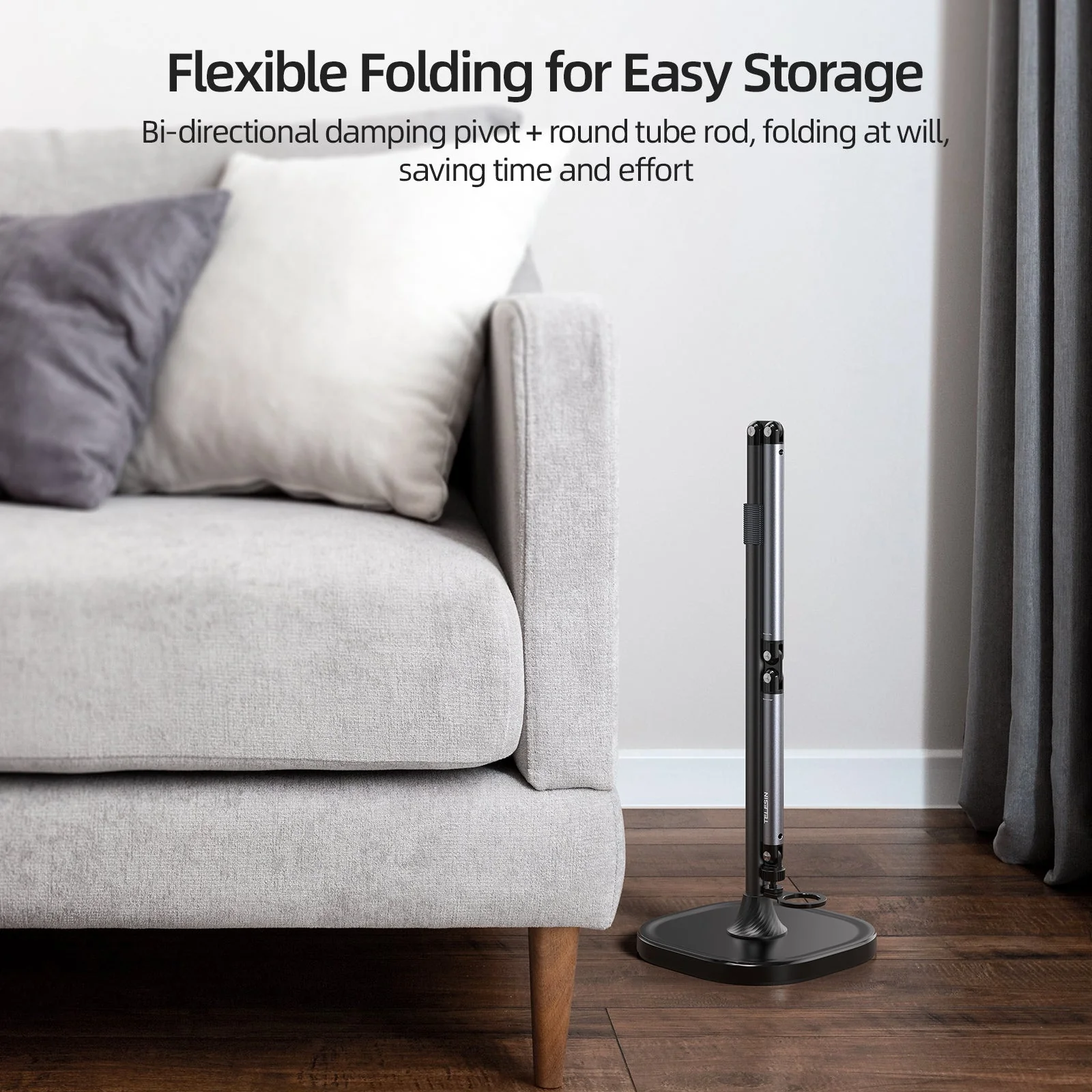 TELESIN mobile video/live shooting magnetic floor stand - Image 6