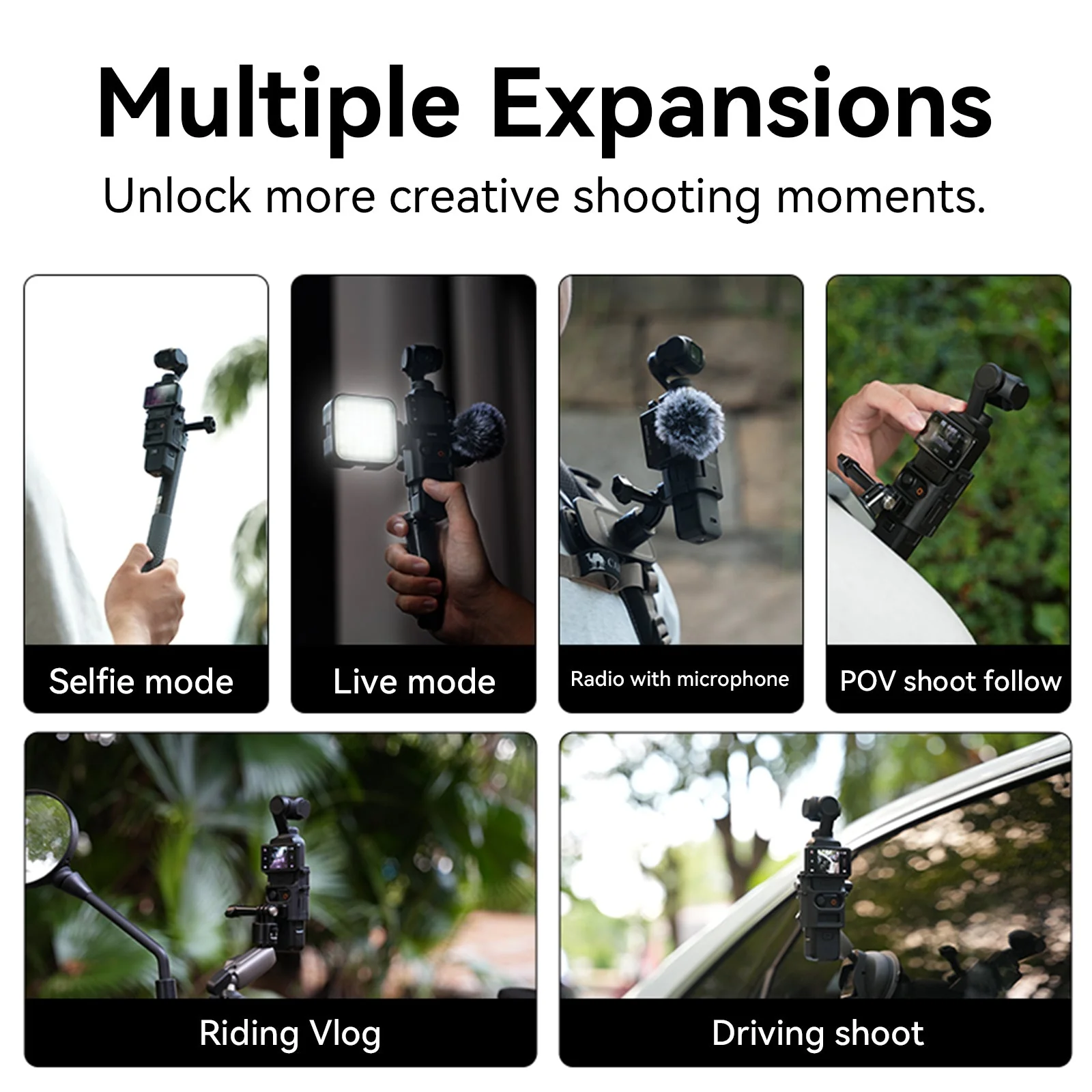TELESIN Multi-functional Frame For Pocket 3 - Image 5
