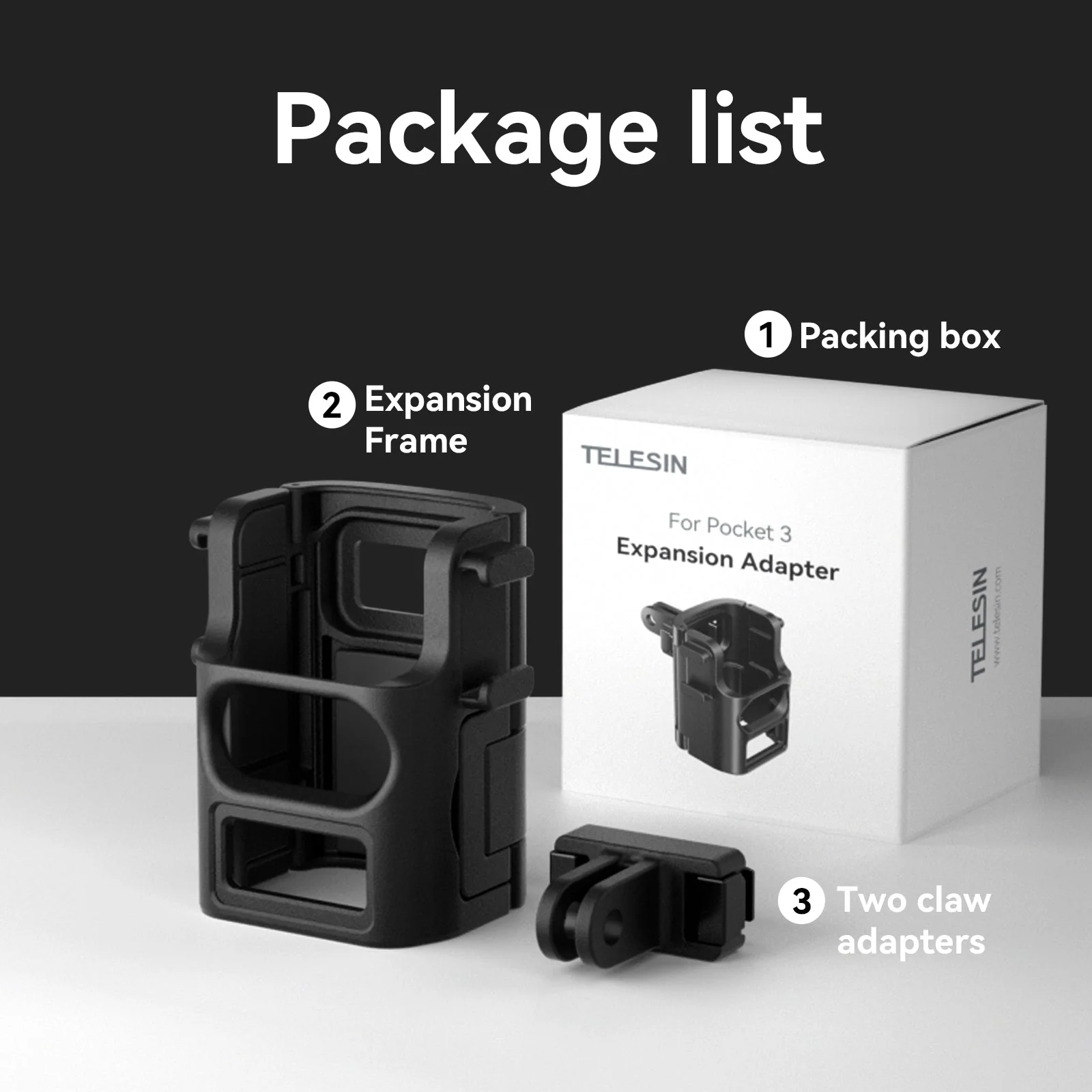 TELESIN Multi-functional Frame For Pocket 3 - Image 9