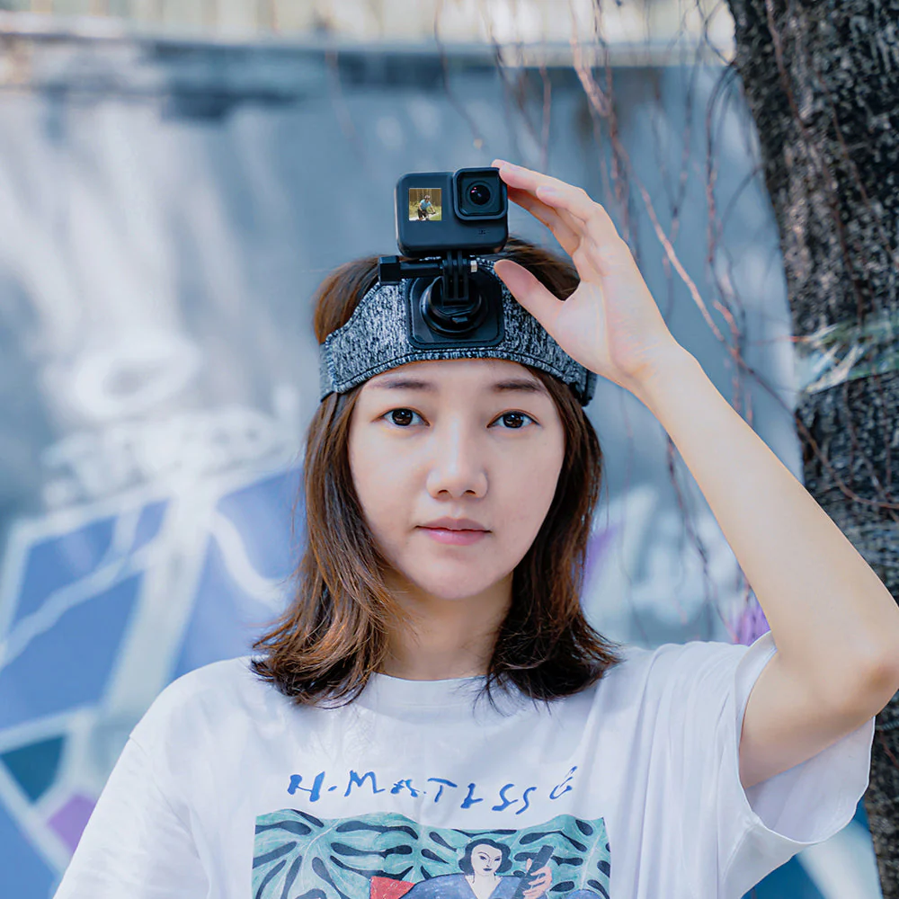 TELESIN Multi Position Head Strap for Action Cameras - Image 8