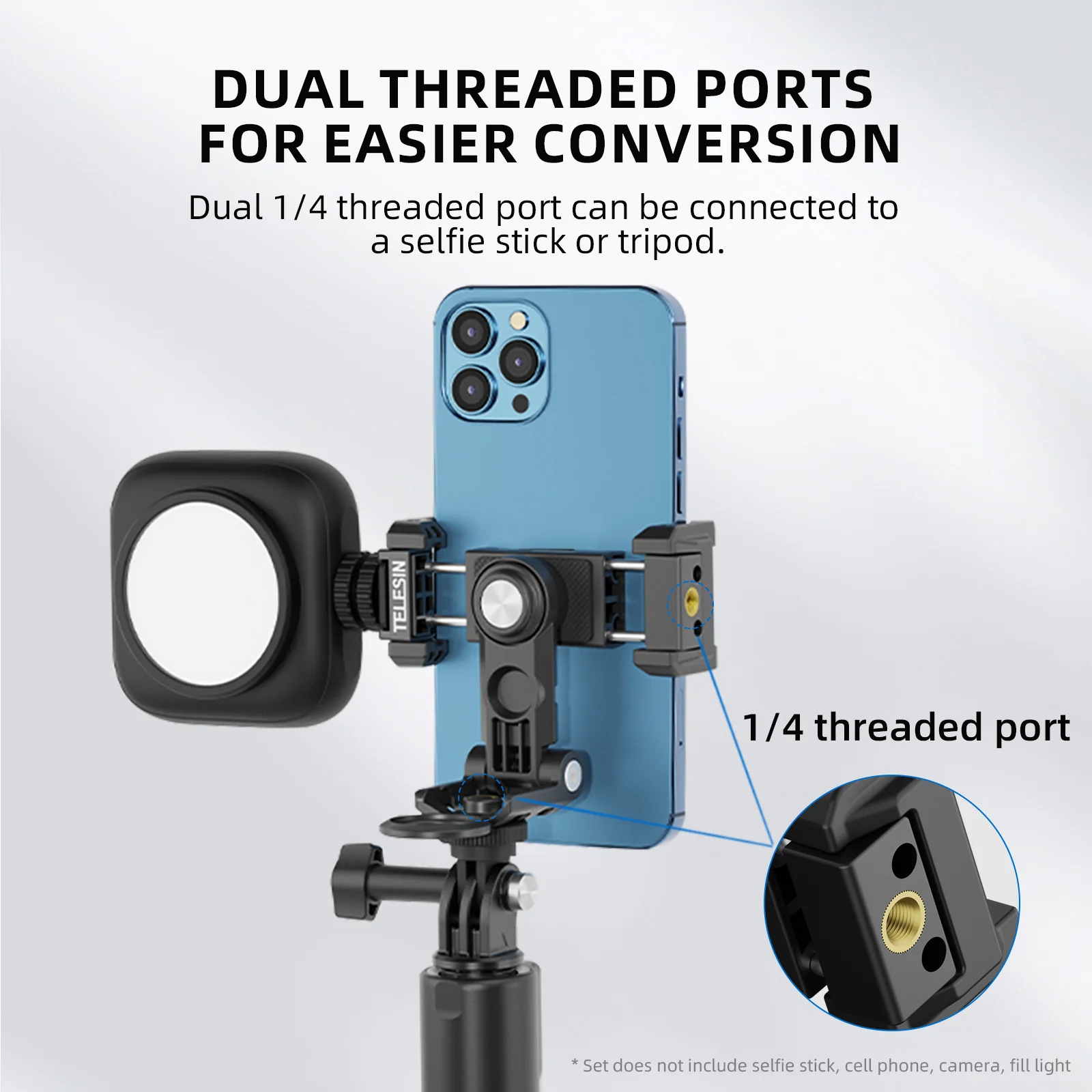 TELESIN Multifunctional Mobile Phone Holder - Image 13