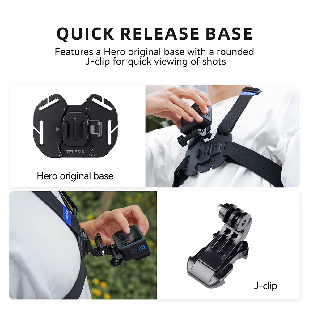 TELESIN New Vest Chest Strap for Action Cameras - Image 10