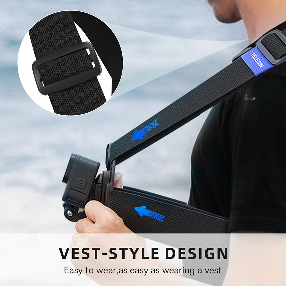 TELESIN New Vest Chest Strap for Action Cameras - Image 9