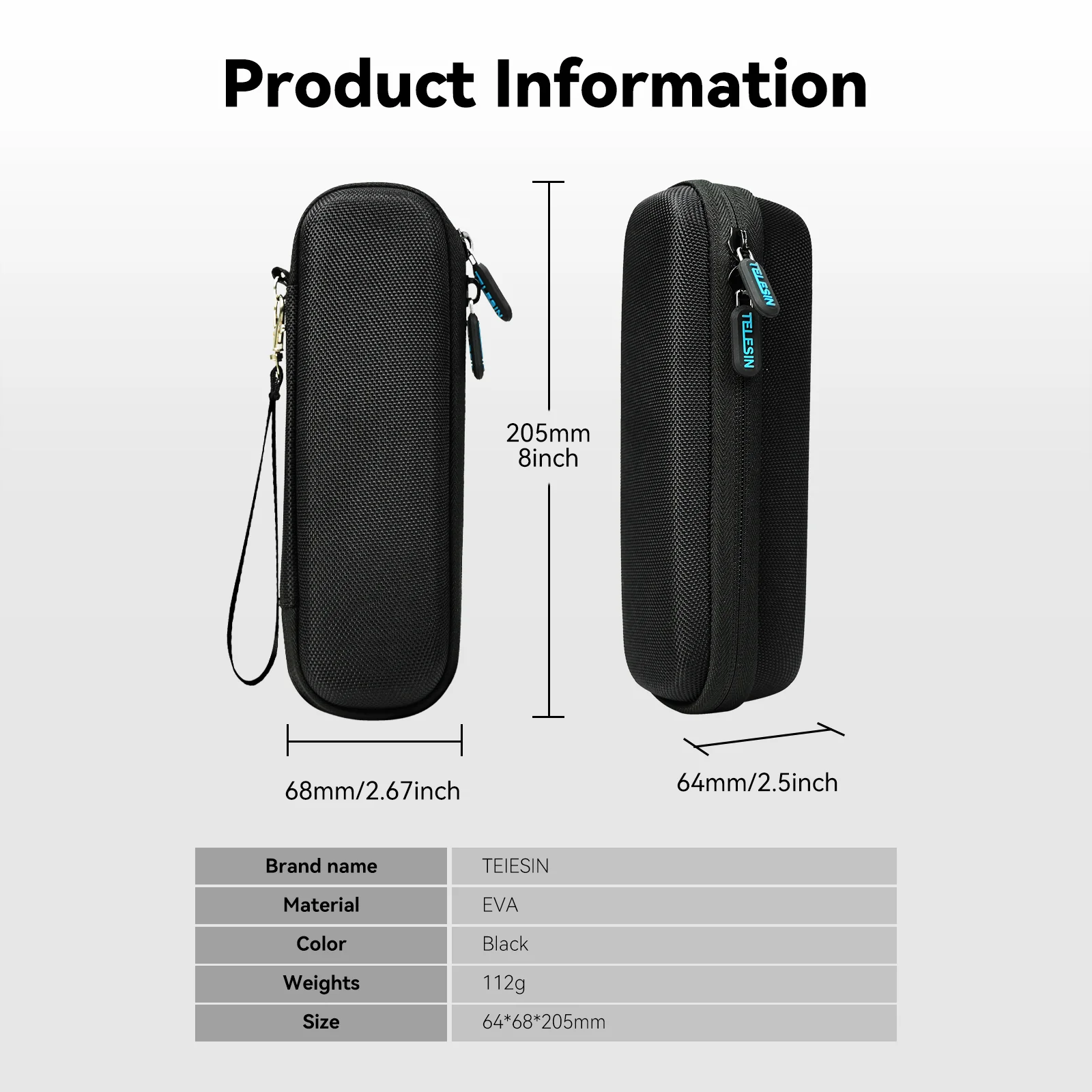 TELESIN Portable Storage Bag for DJI Pocket 3 - Image 6