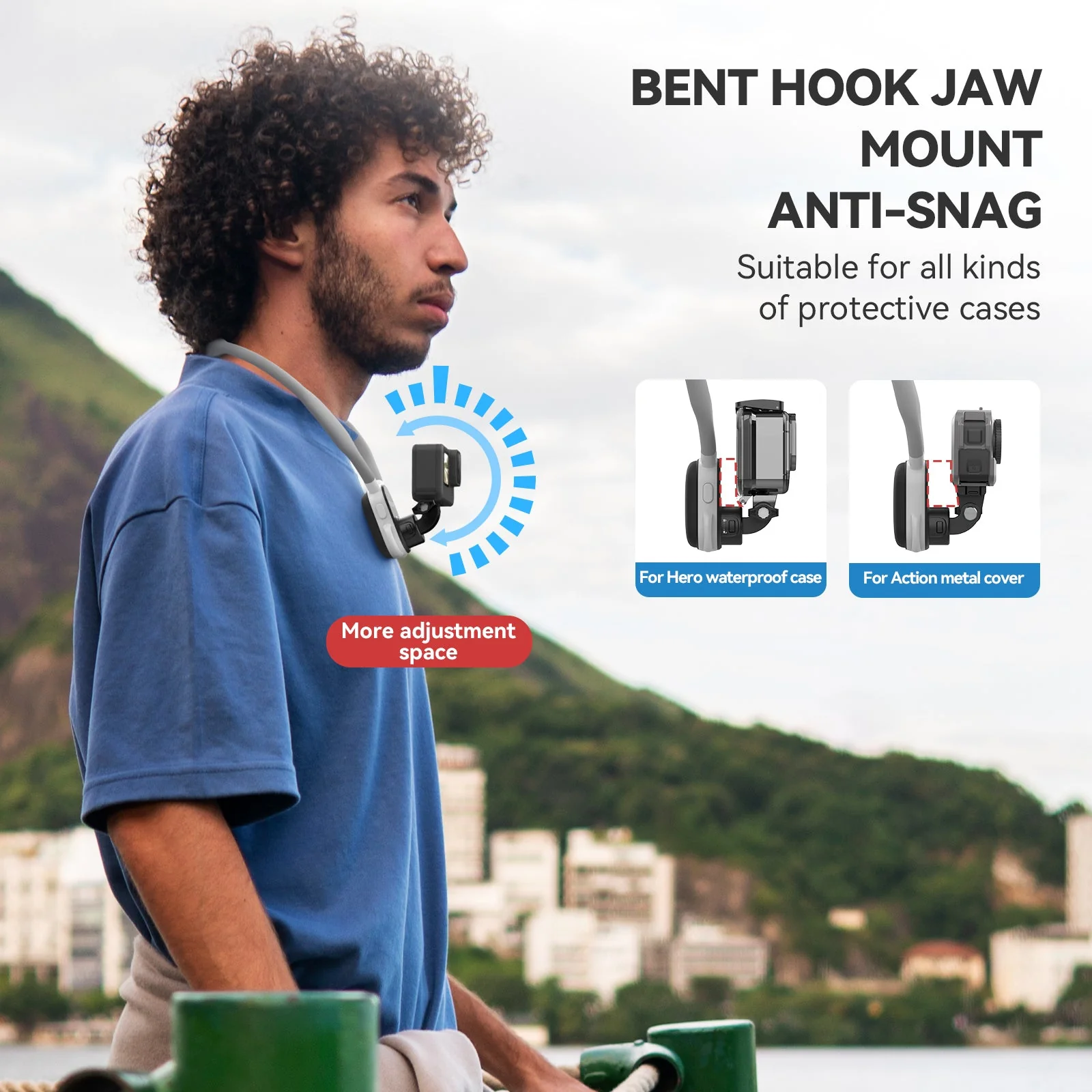 TELESIN Quick Release Neck Mount for Action Cameras (2.0) - Image 7