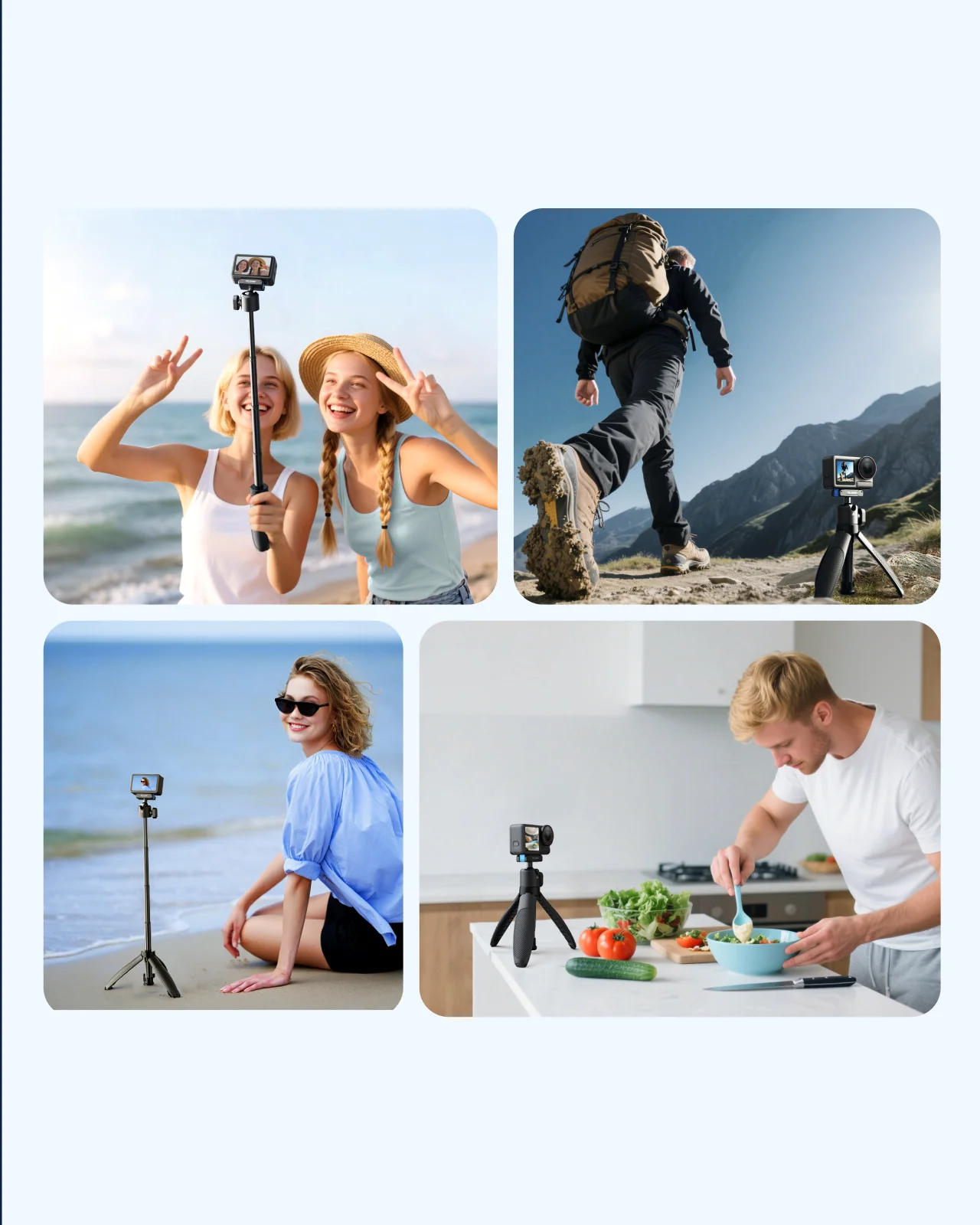 TELESIN Quick-Release Selfie Stick for DJl Action - Image 4