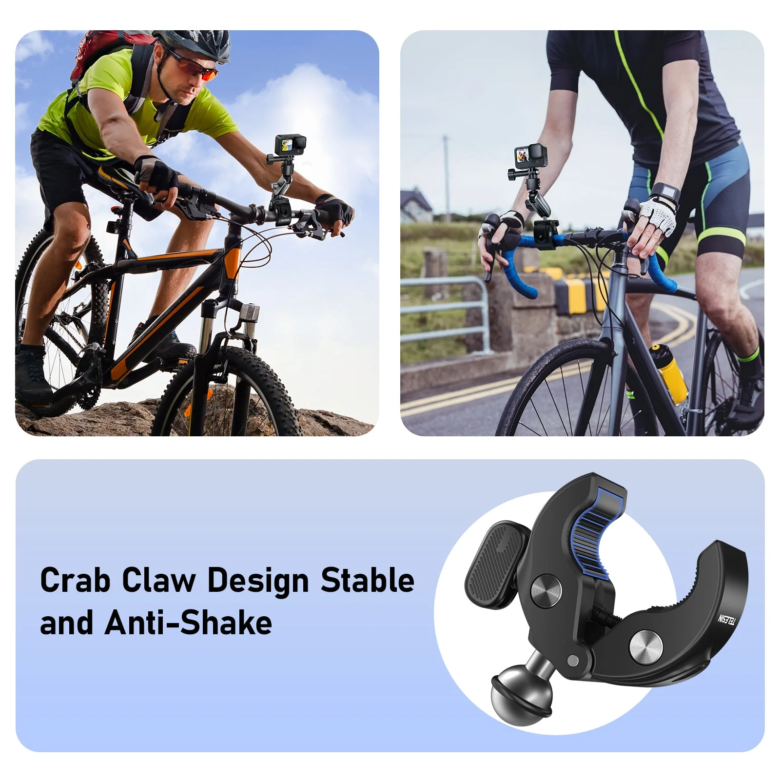 TELESIN Quick Release Universal Clamp Mount - Image 8