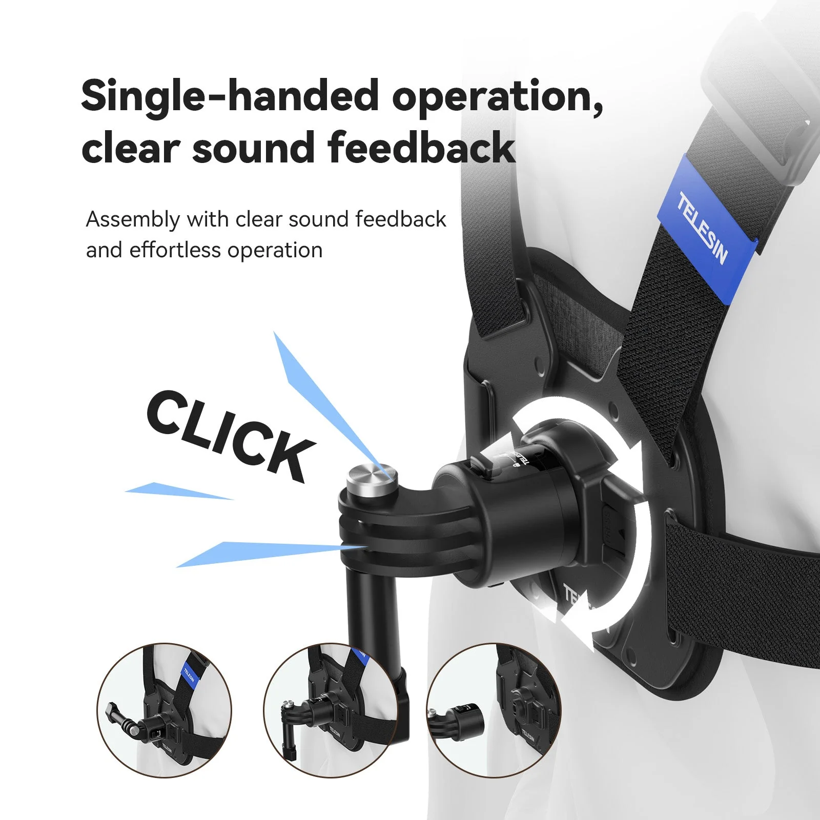 TELESIN Quick-release Vest Chest Strap - Image 11