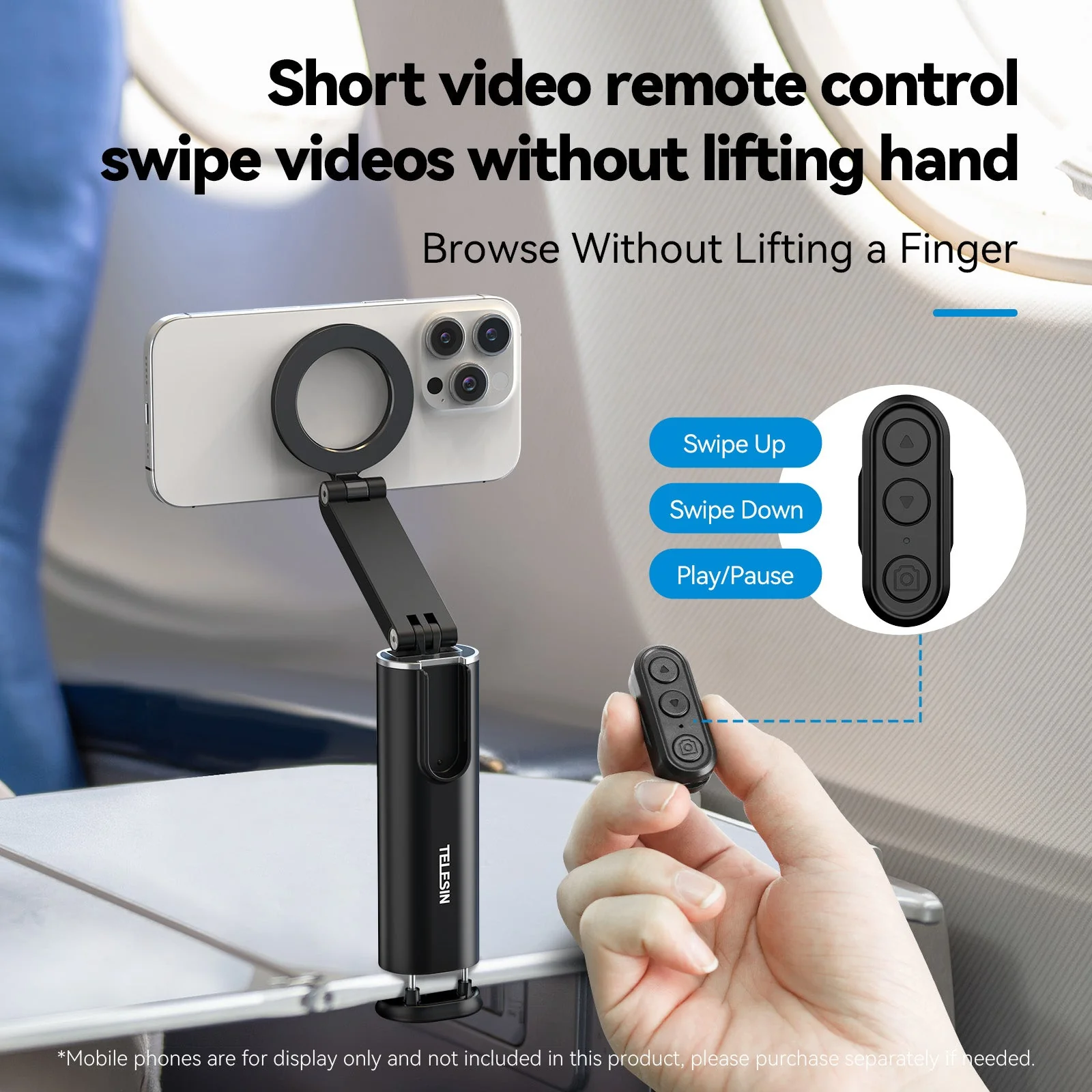 Telesin Magnetic Travel Phone Holder - Image 4