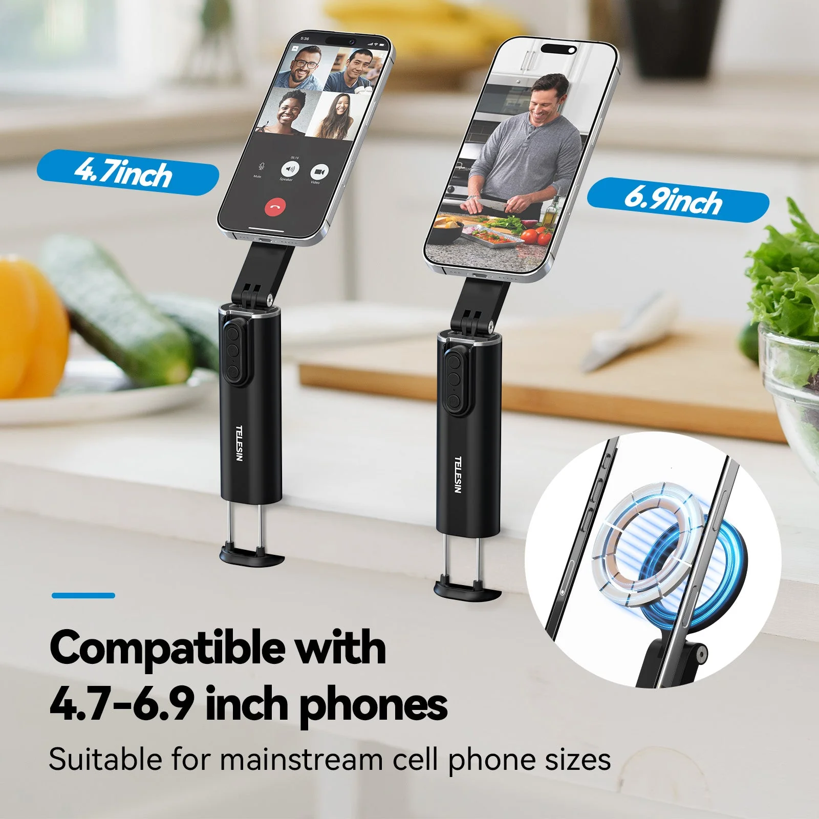 Telesin Magnetic Travel Phone Holder - Image 6