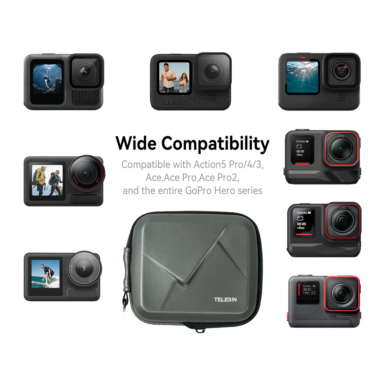Telesin Shockproof & Pressure-Resistant Storage Case - Image 10