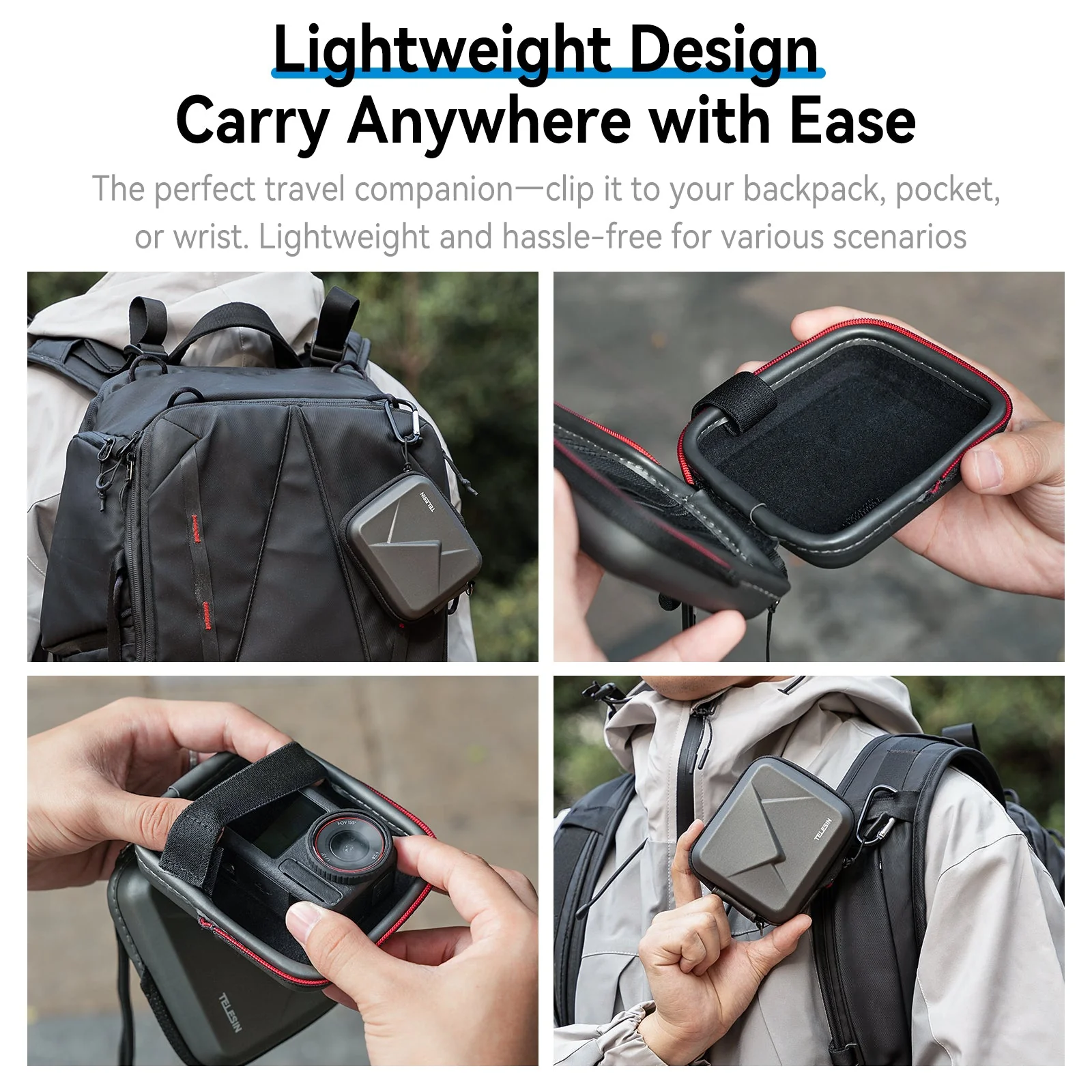 Telesin Shockproof & Pressure-Resistant Storage Case - Image 9