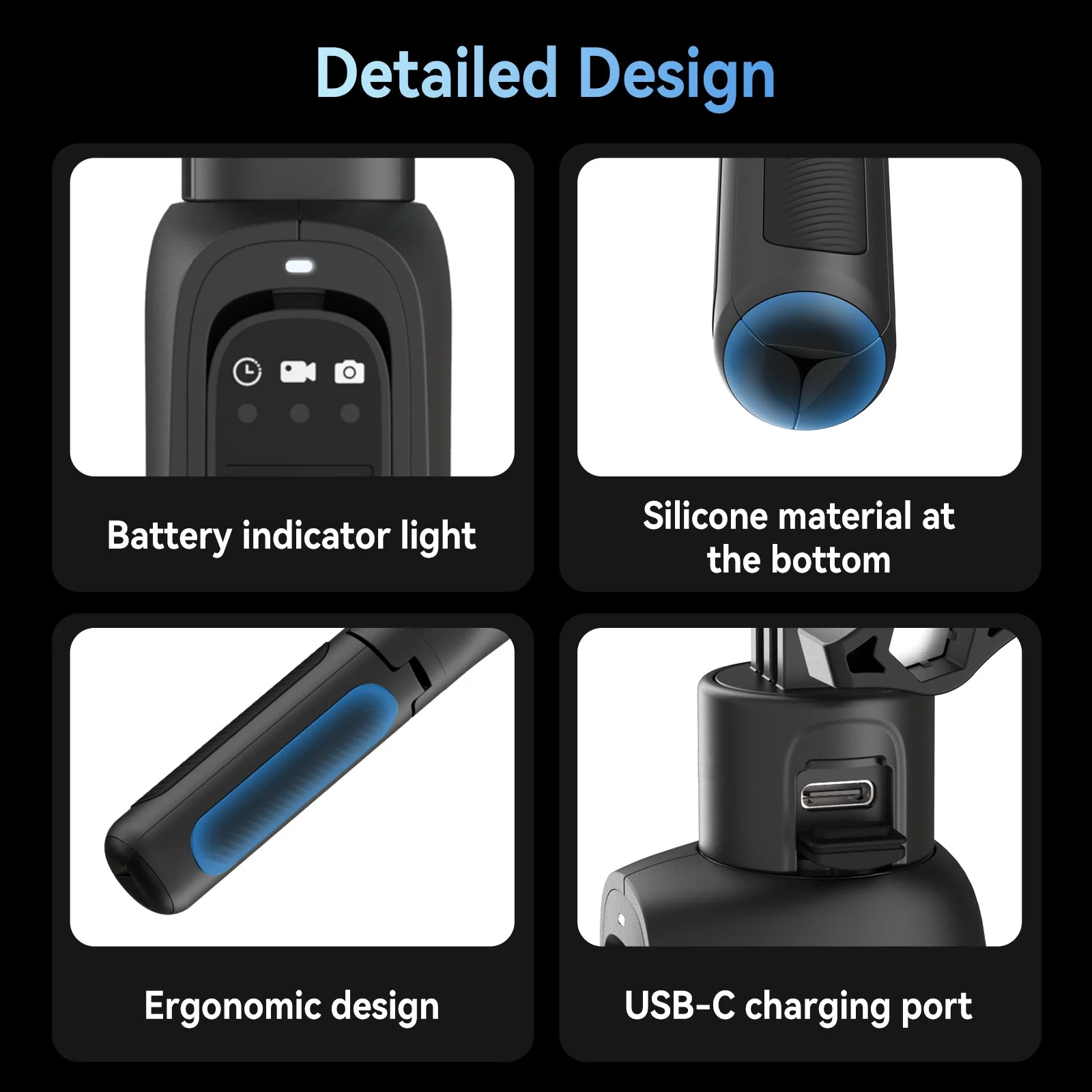 Shorty Rechargeable Selfie Stick - Image 3