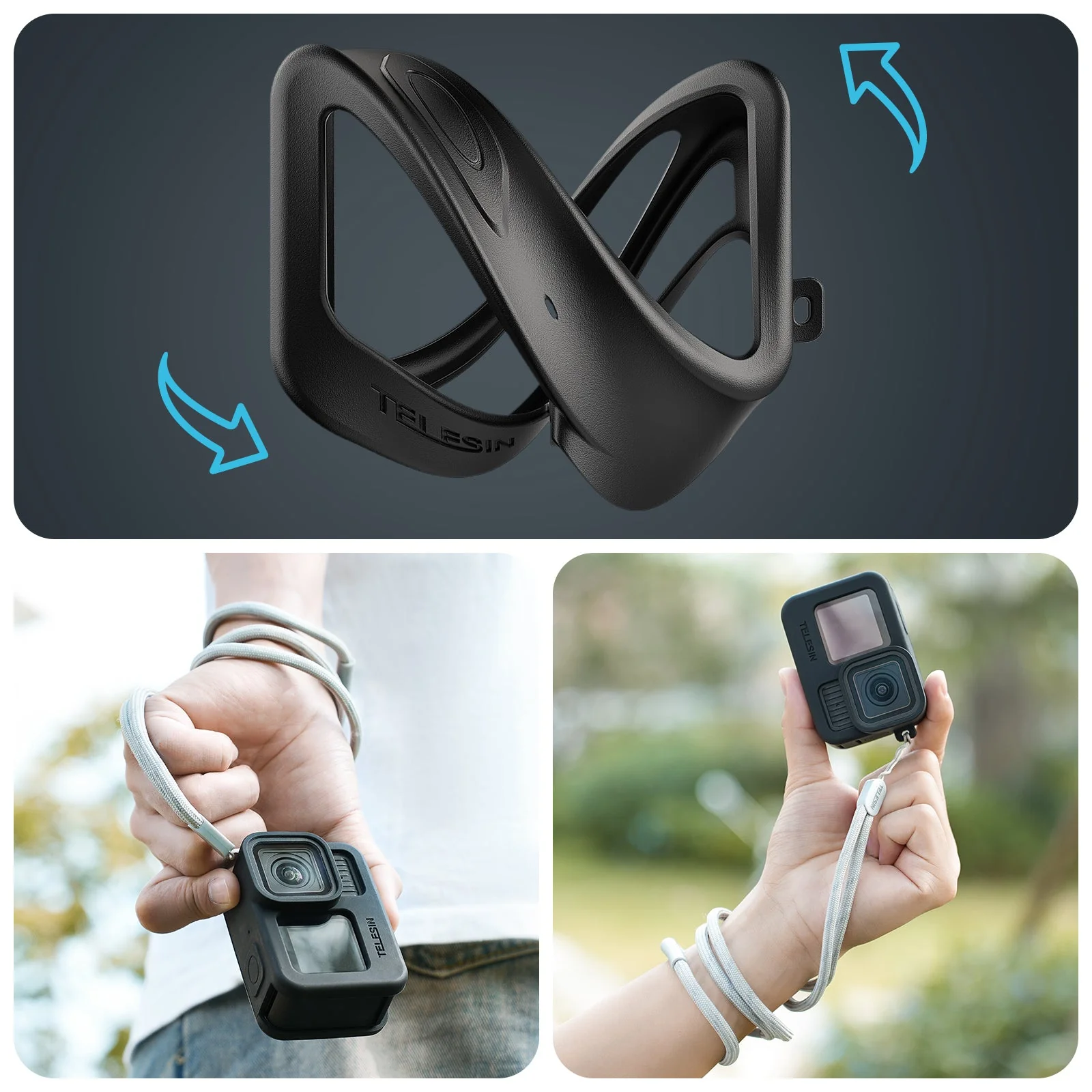 Telesin Silicone Protective case For Hero 9-13 - Image 5