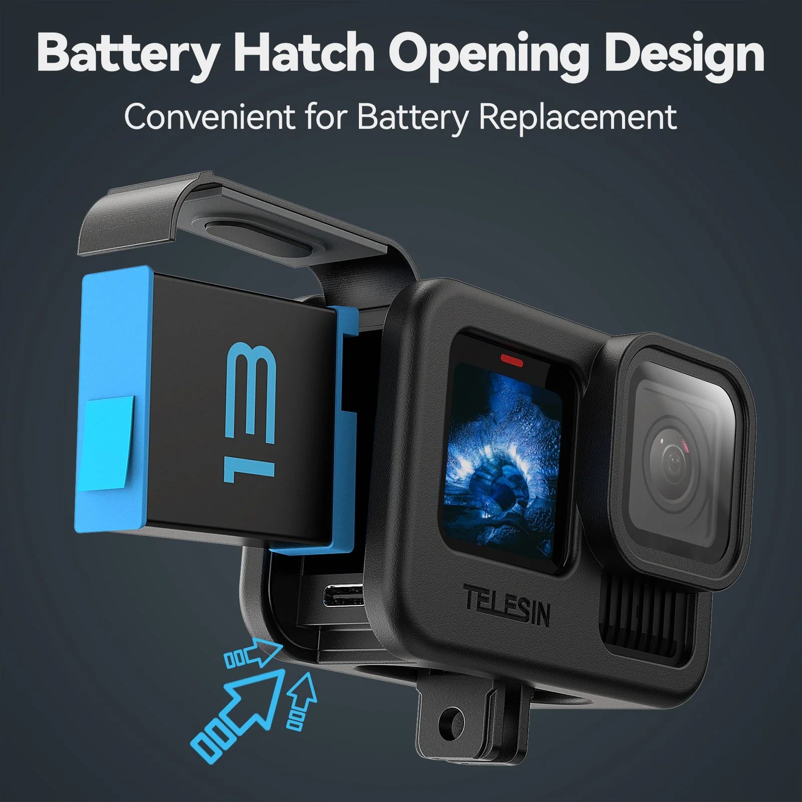 Telesin Silicone Protective case For Hero 9-13 - Image 6