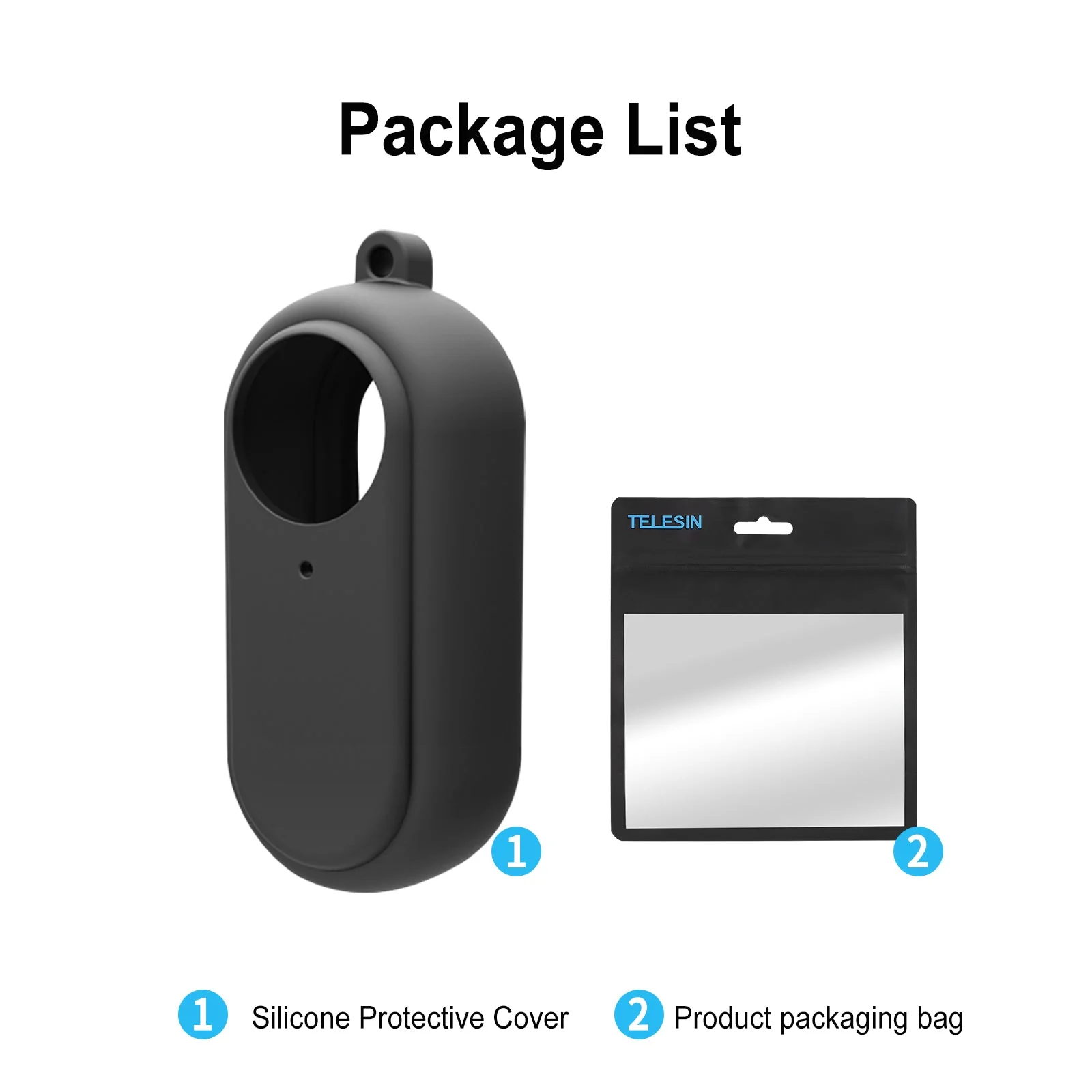 TELESIN Silicone Protective Case for Insta360 GO 2 - Image 11