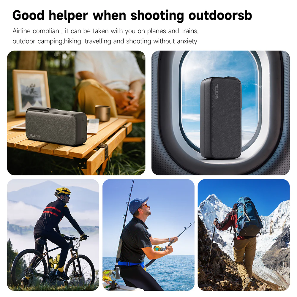 Power Bank Storage Charging Case For GoPro - Image 12