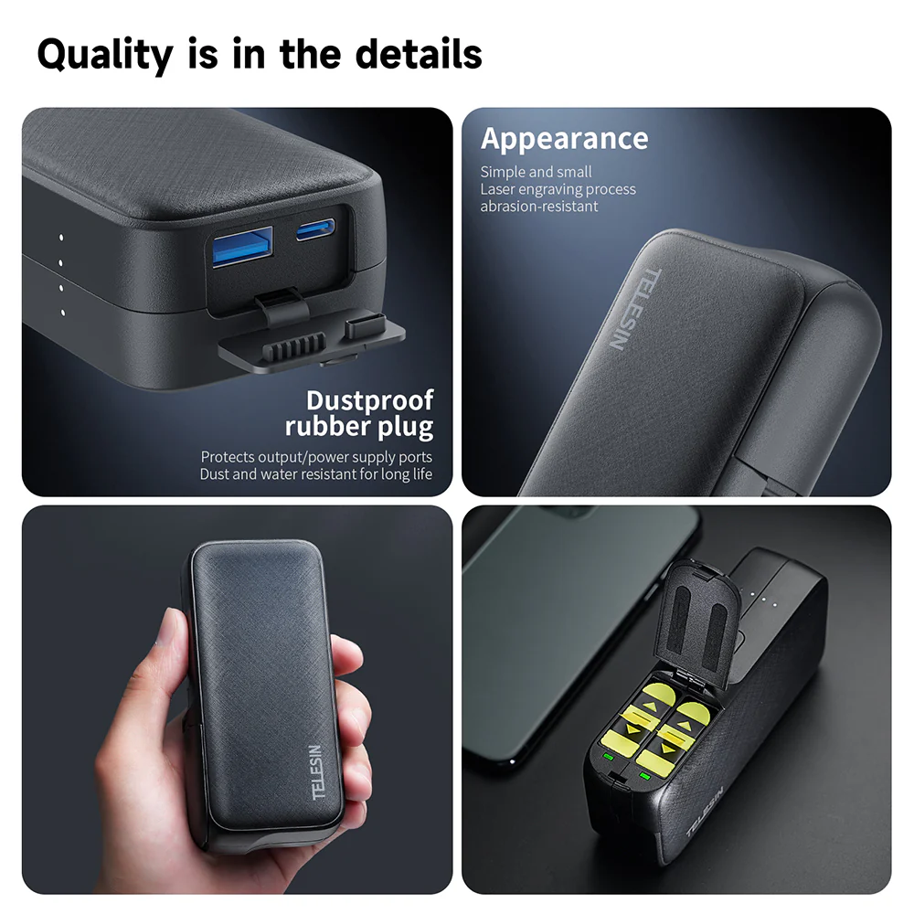 Power Bank Storage Charging Case For GoPro - Image 13
