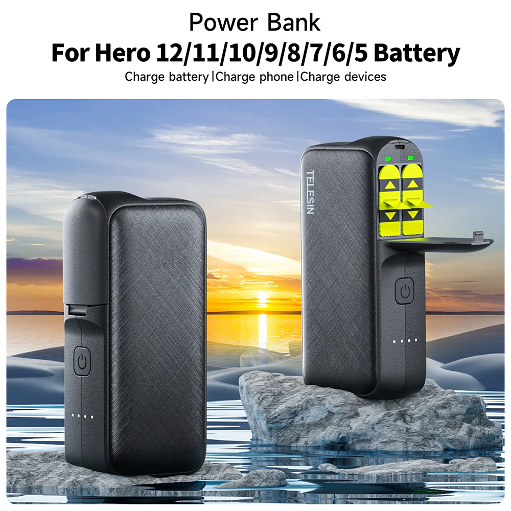Power Bank Storage Charging Case For GoPro - Image 4