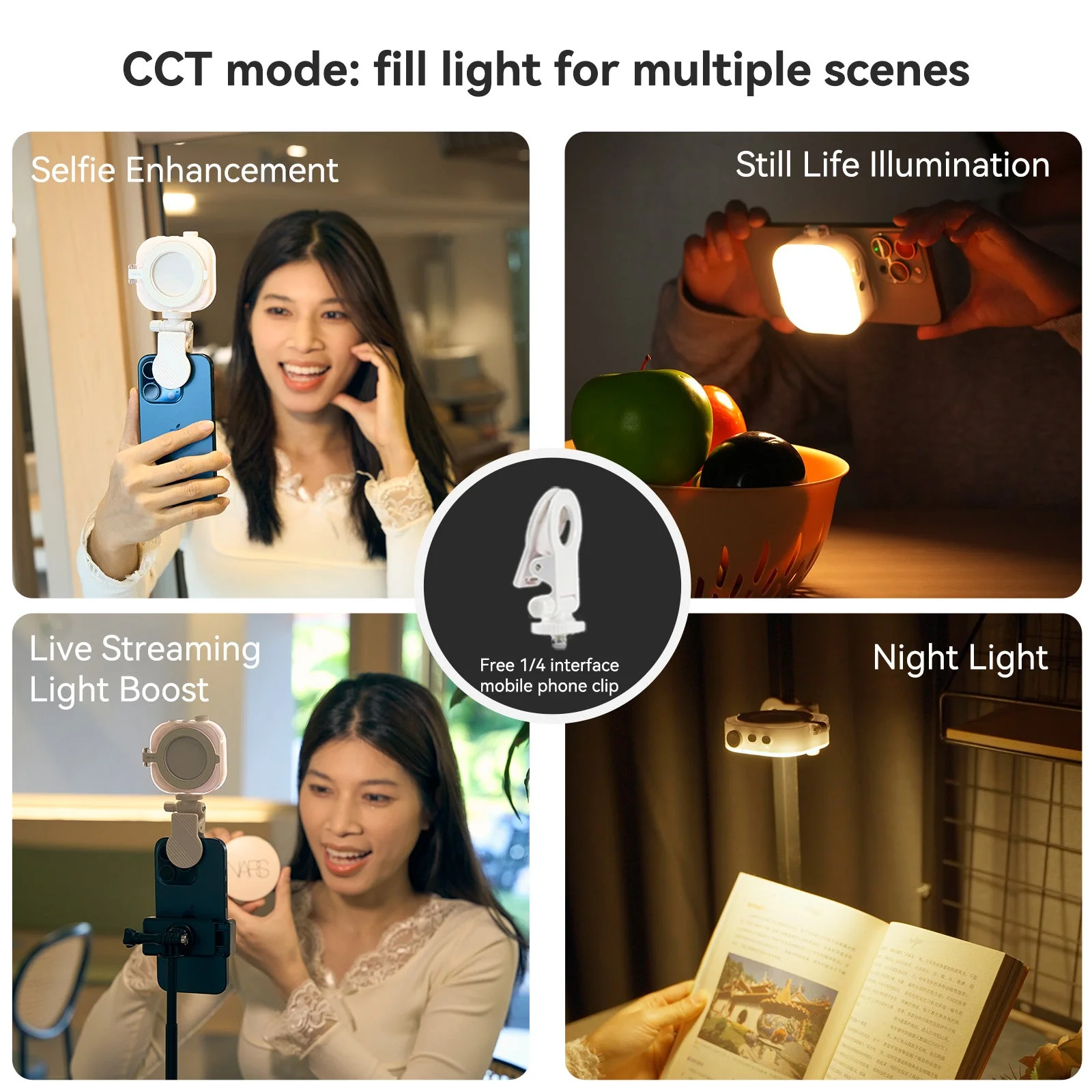 Telesin Mobile phone magnetic ice cube lamp - Image 3