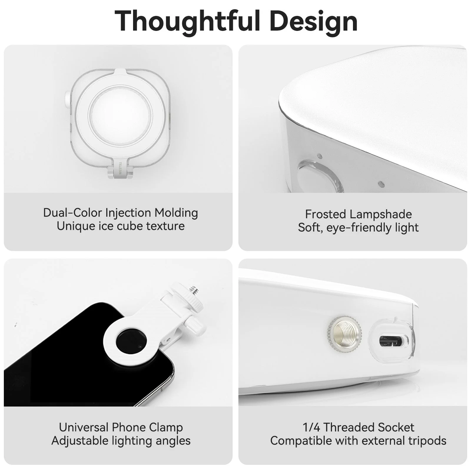 Telesin Mobile phone magnetic ice cube lamp - Image 9