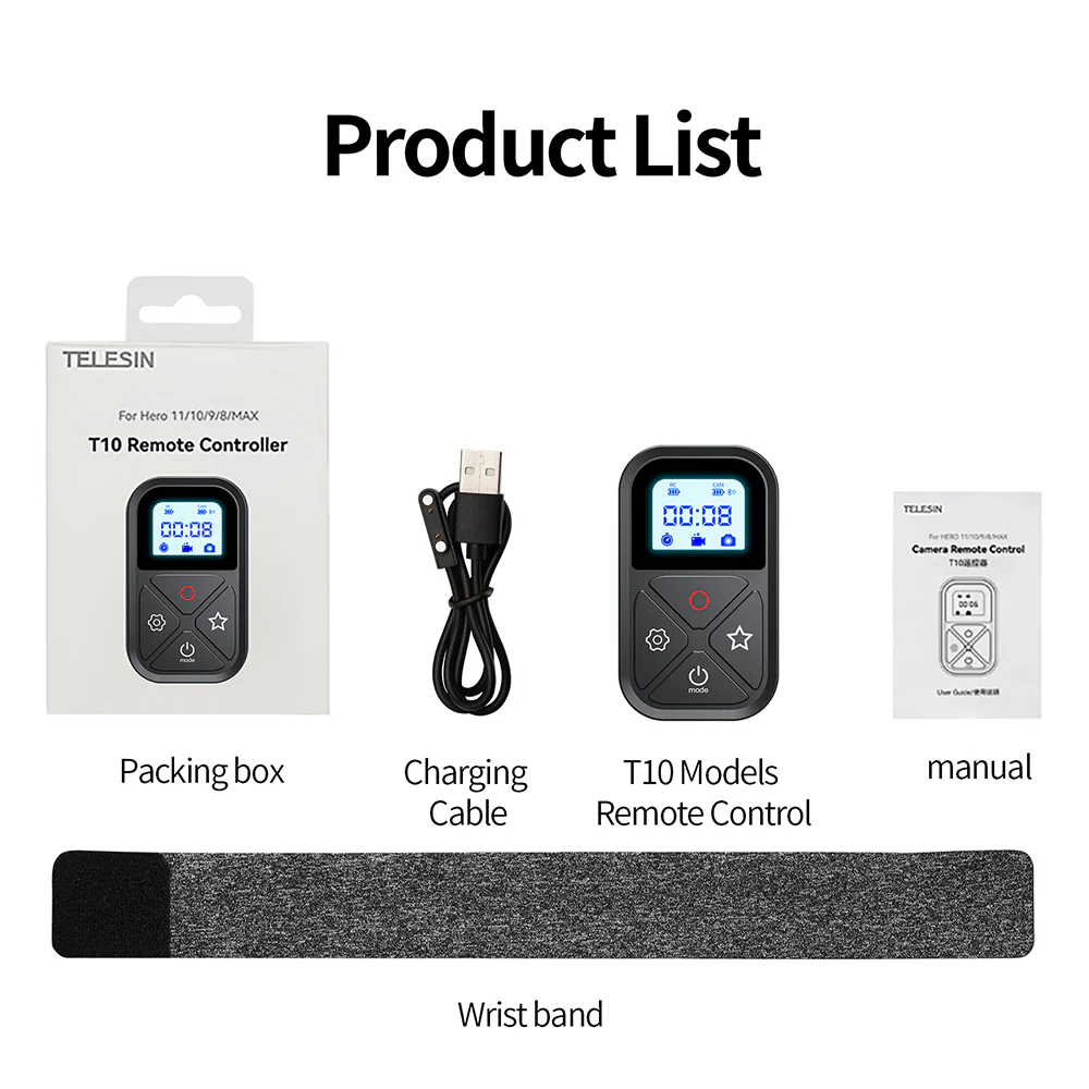 T10 Smart Wireless Remote Control for GoPro 8-12 - Image 13