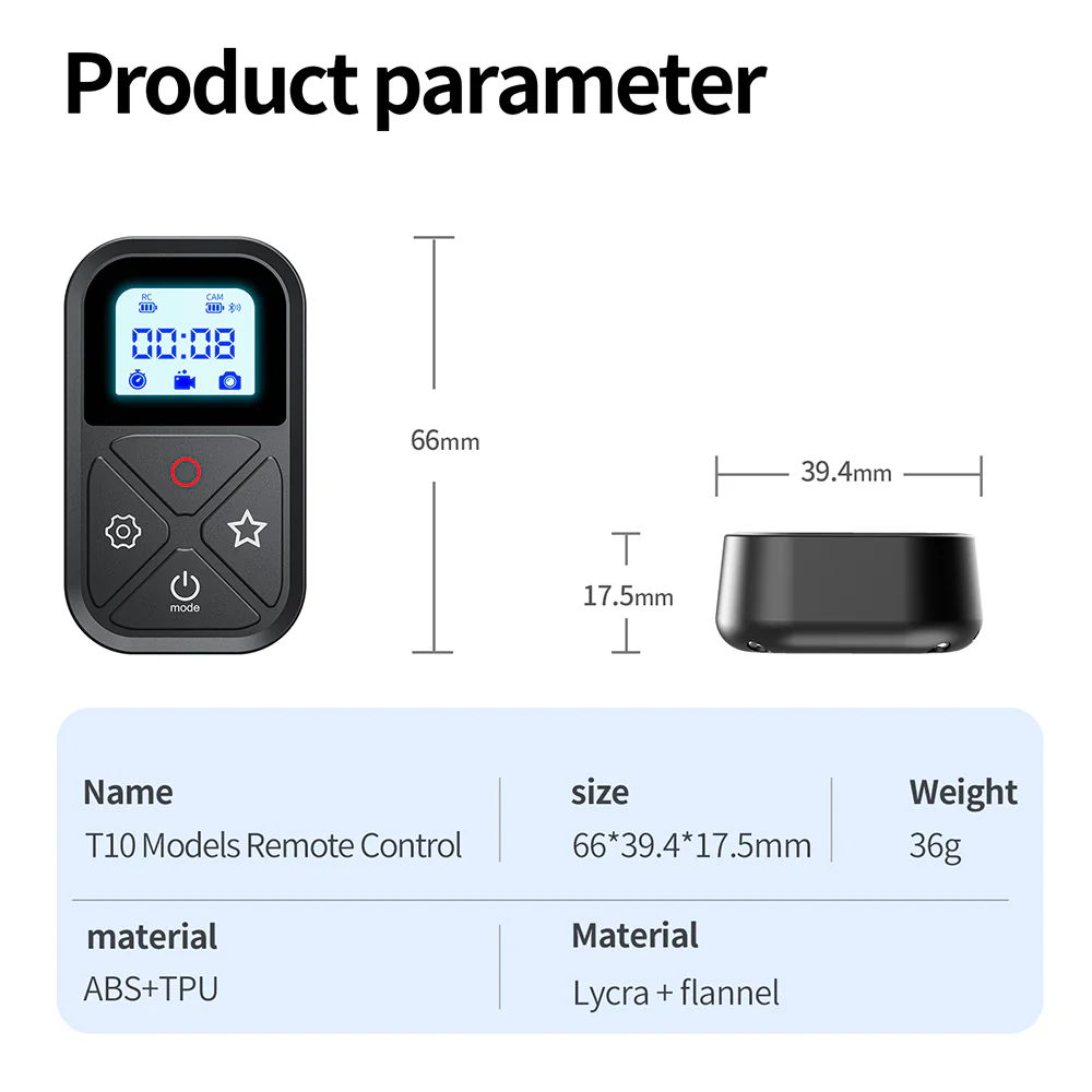 T10 Smart Wireless Remote Control for GoPro 8-12 - Image 14