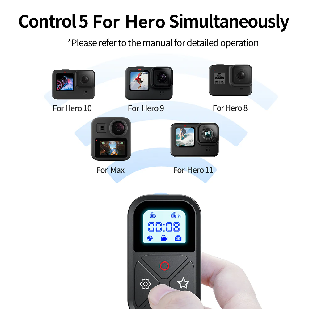 T10 Smart Wireless Remote Control for GoPro 8-12 - Image 6