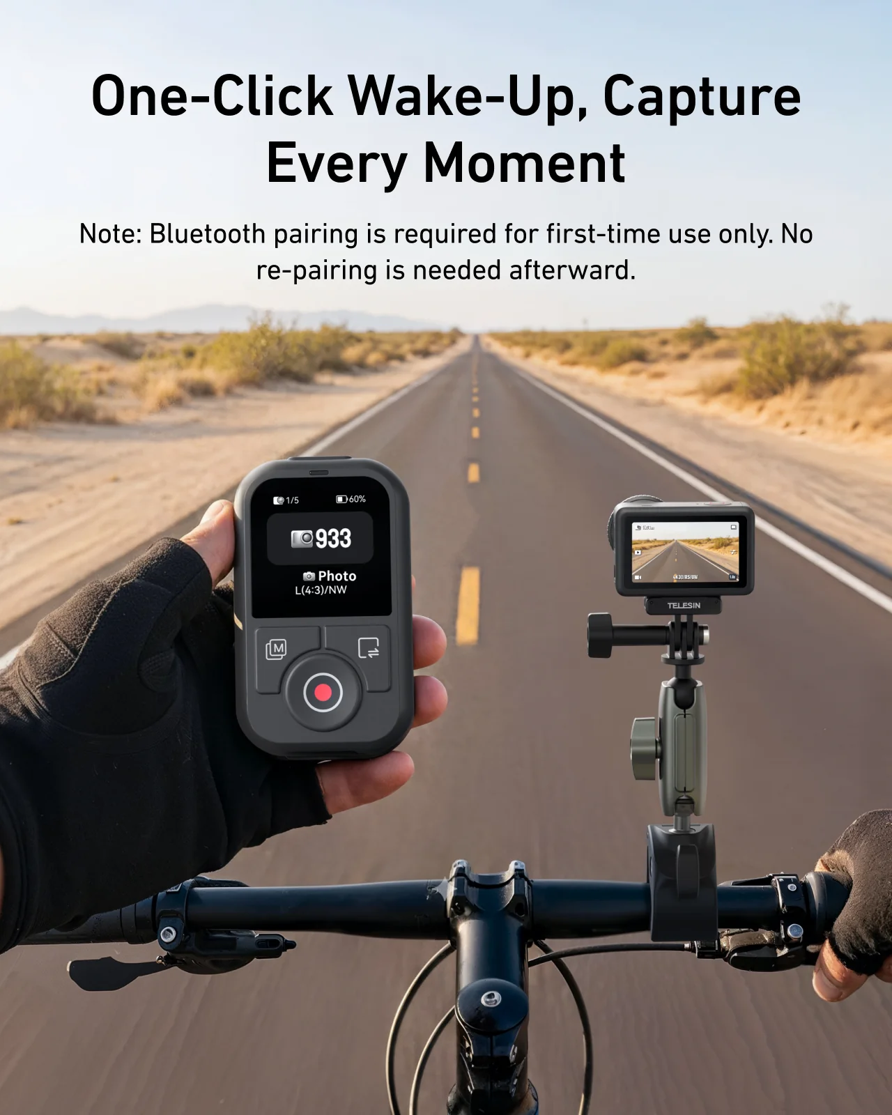 TELESIN T13 Waterproof Bluetooth Remote Control for DJI - Image 4