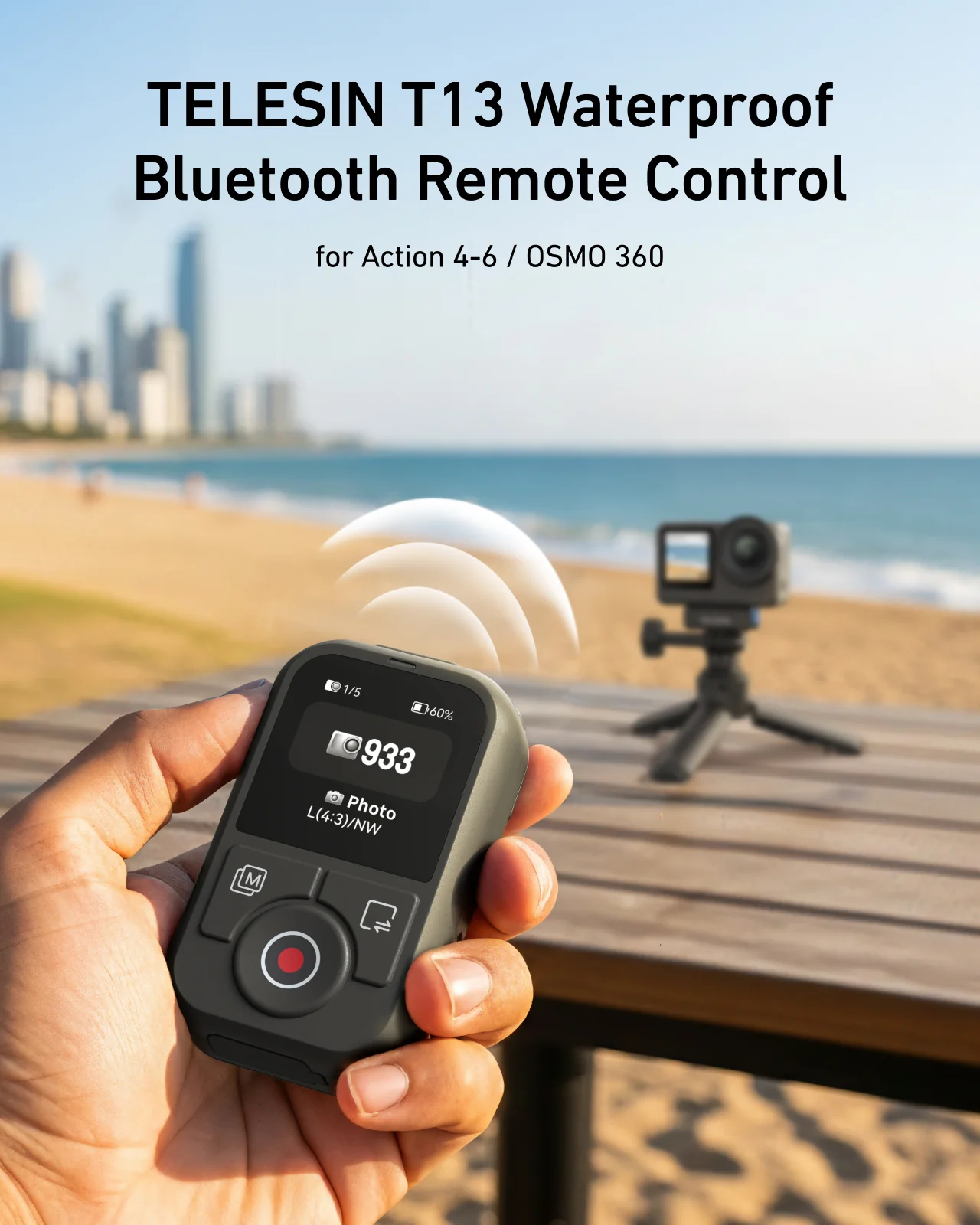 TELESIN T13 Waterproof Bluetooth Remote Control for DJI - Image 8