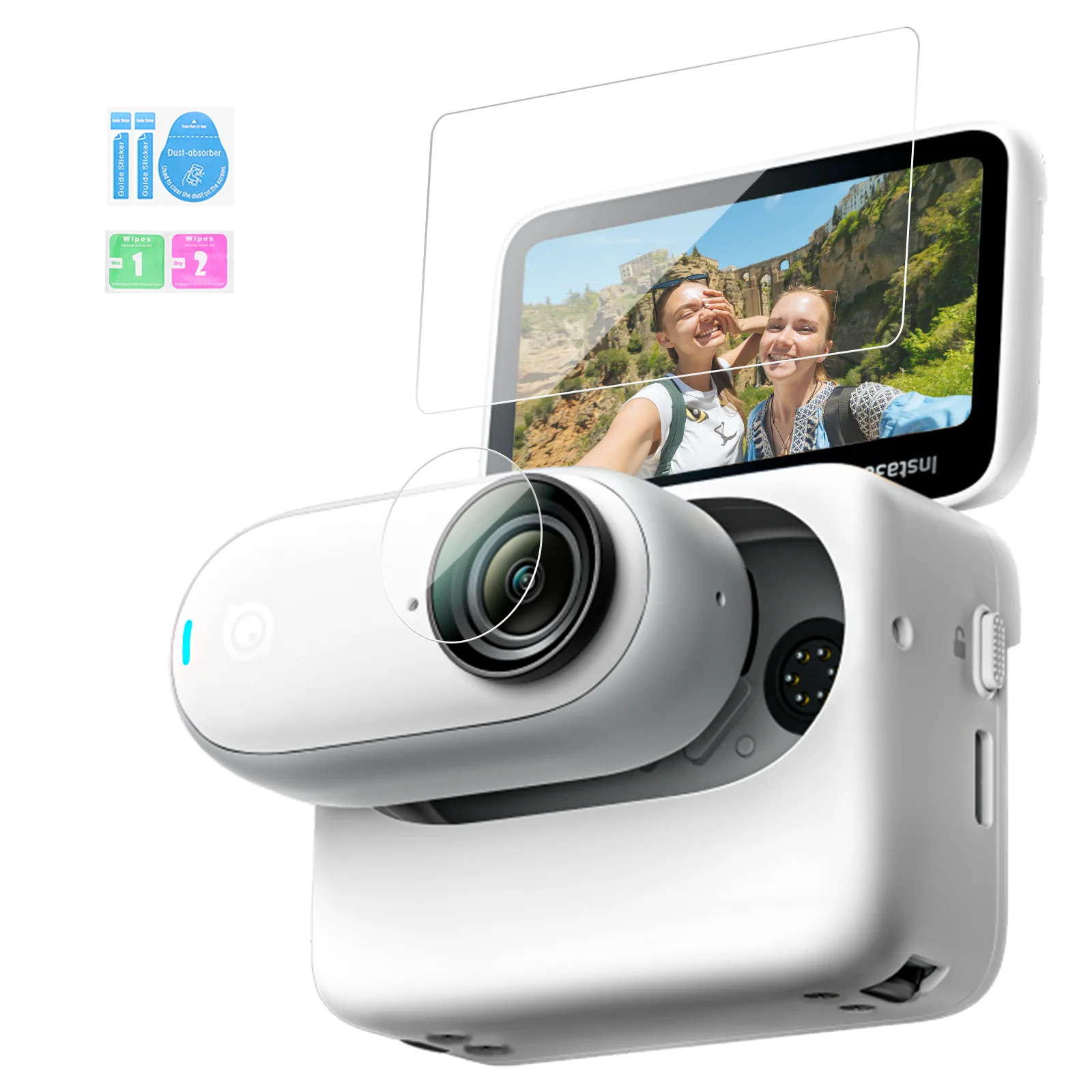 TELESIN Tempered Film for Insta360 GO 3 - Image 13
