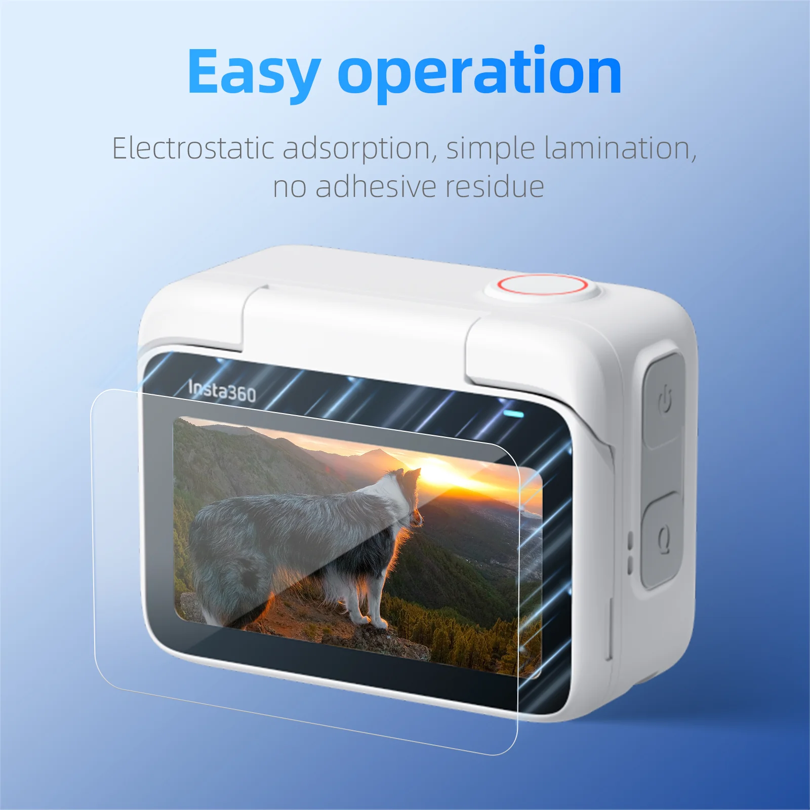 TELESIN Tempered Film for Insta360 GO 3 - Image 9