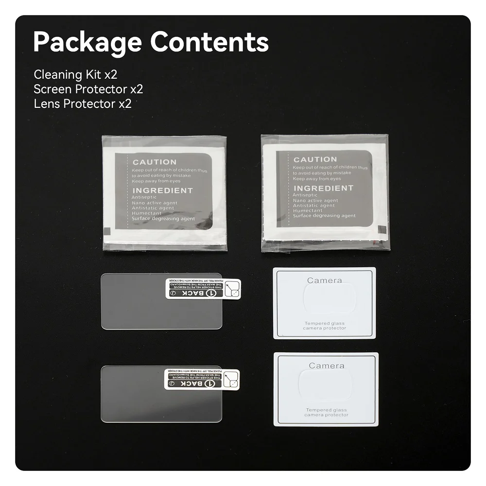 TELESIN Tempered Film Set for Osmo Pocket 3 - Image 10