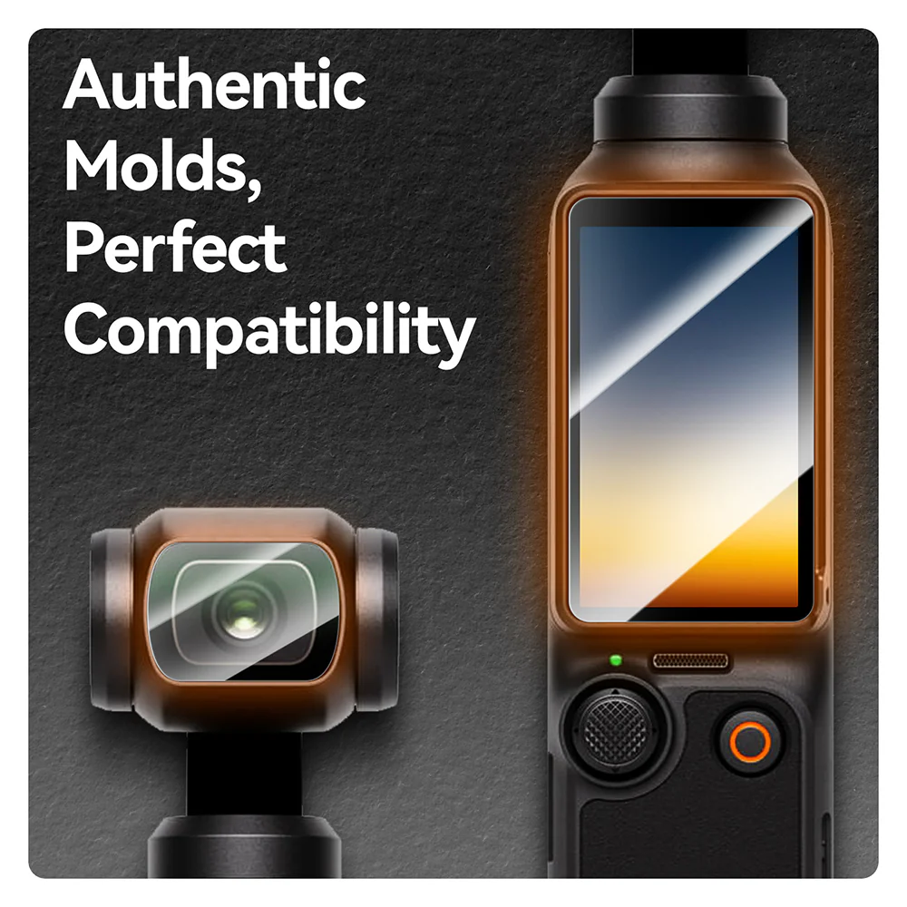 TELESIN Tempered Film Set for Osmo Pocket 3 - Image 4