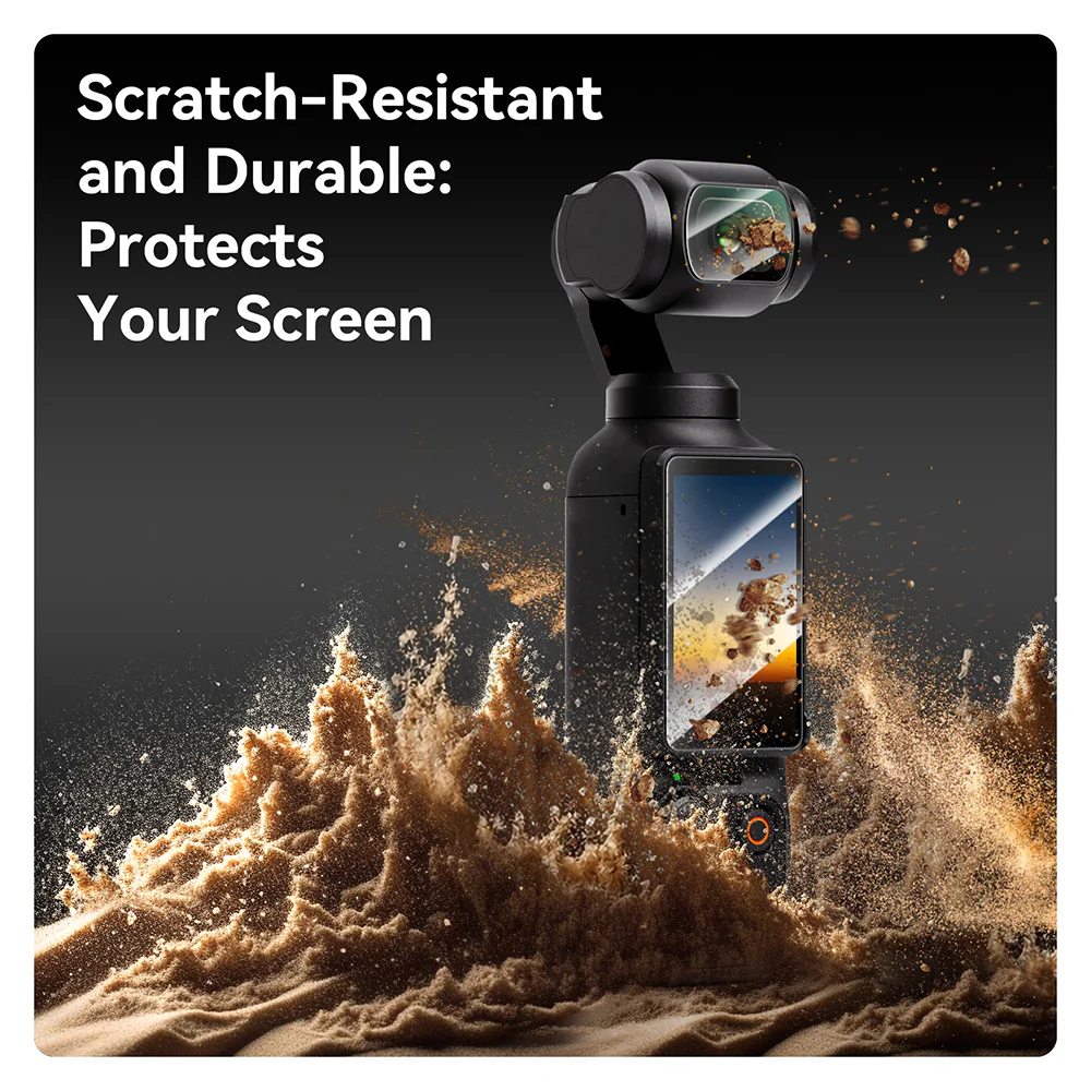 TELESIN Tempered Film Set for Osmo Pocket 3 - Image 6