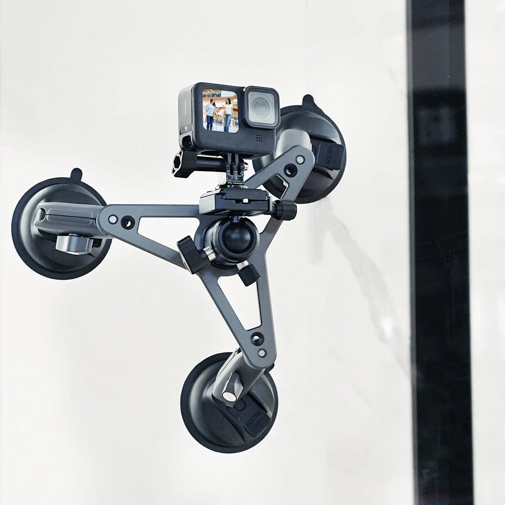 TELESIN Three-Arm Suction Mount - Image 10