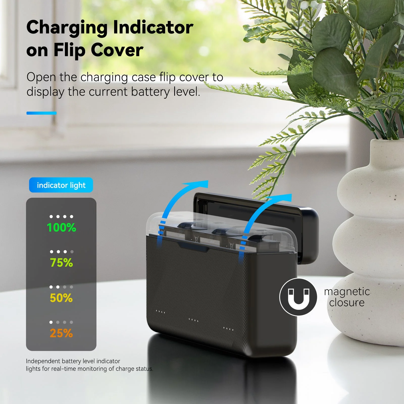 Telesin three card slot charging case for DJI Action 5/6 - Image 7